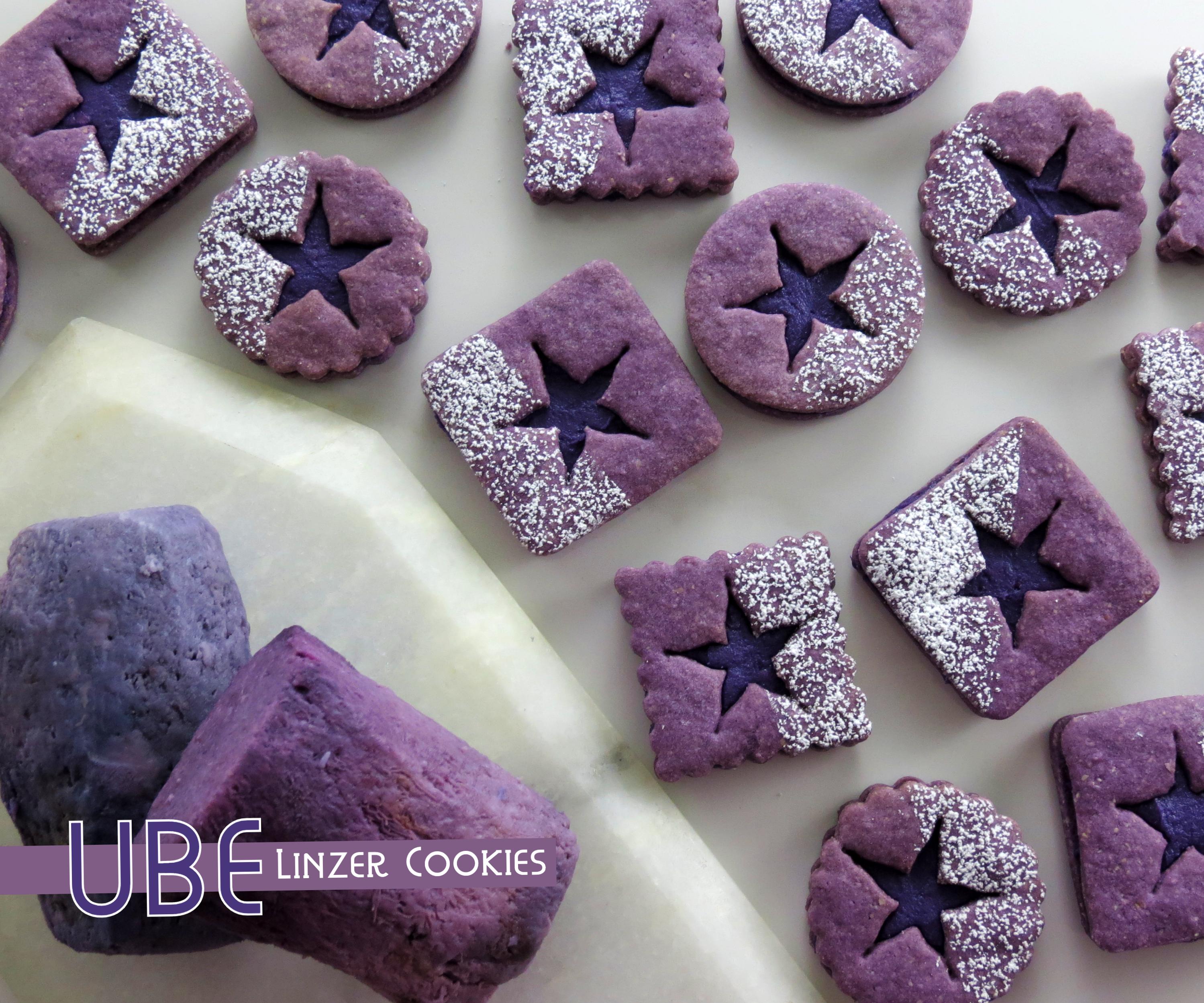Ube Linzer Cookies (Purple Yam)