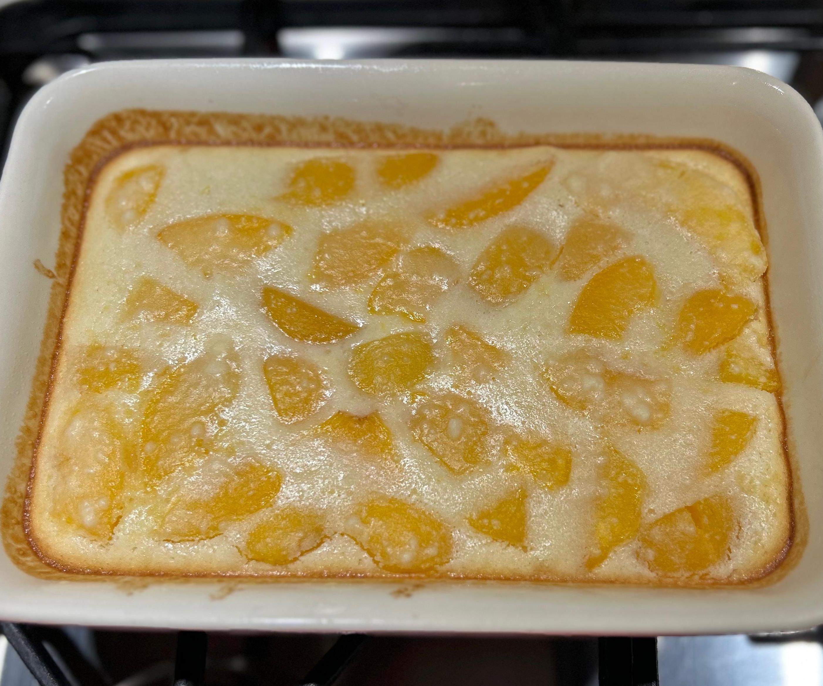 A Cuppa, Cuppa, Cuppa Peach Cobbler