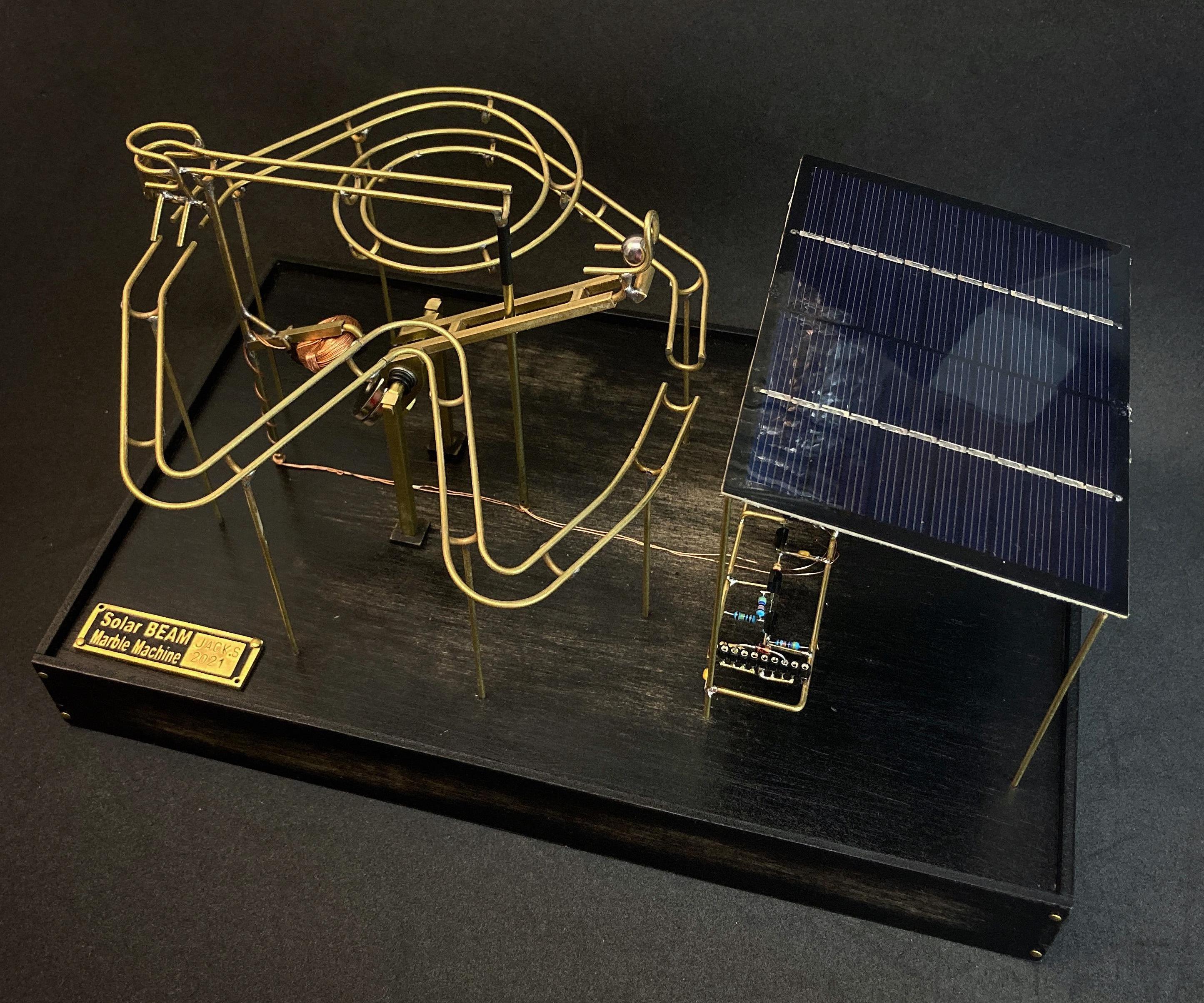 Solar BEAM Marble Machine