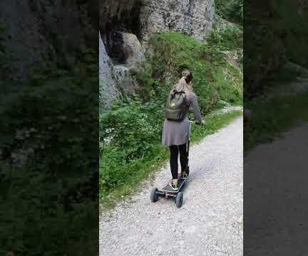 Converting an electric skateboard to electric scooter 534 euro project