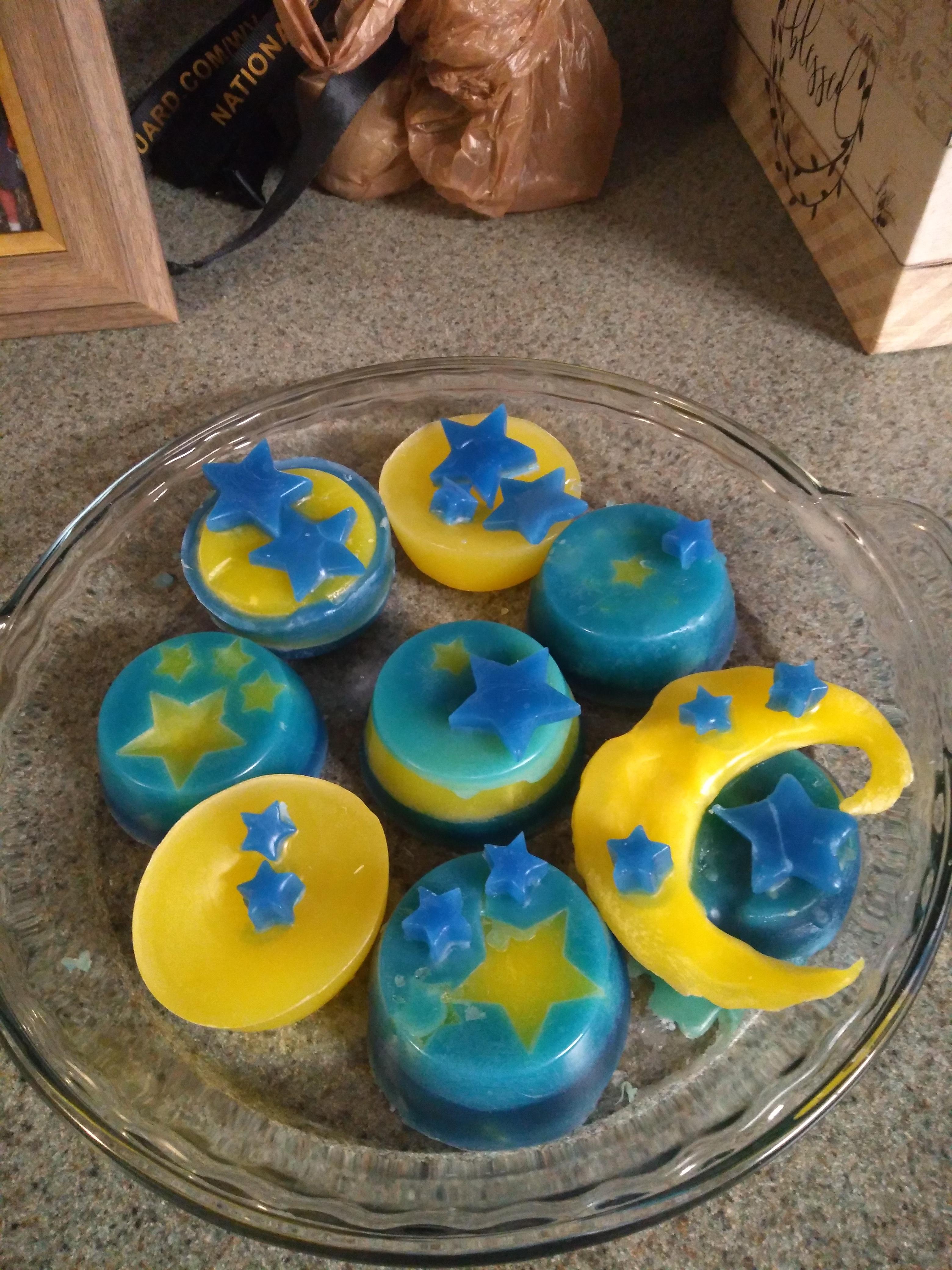 Moon and Star Wax Tarts