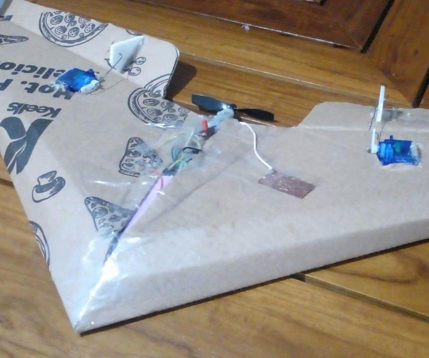 DIY Pizza Box Plane