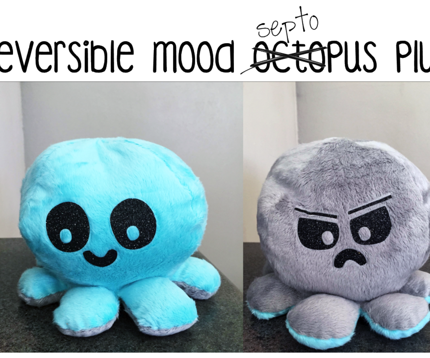Reversible Mood Septopus Plush