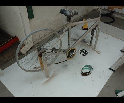 Making a Sanding Belt From an Old Bike