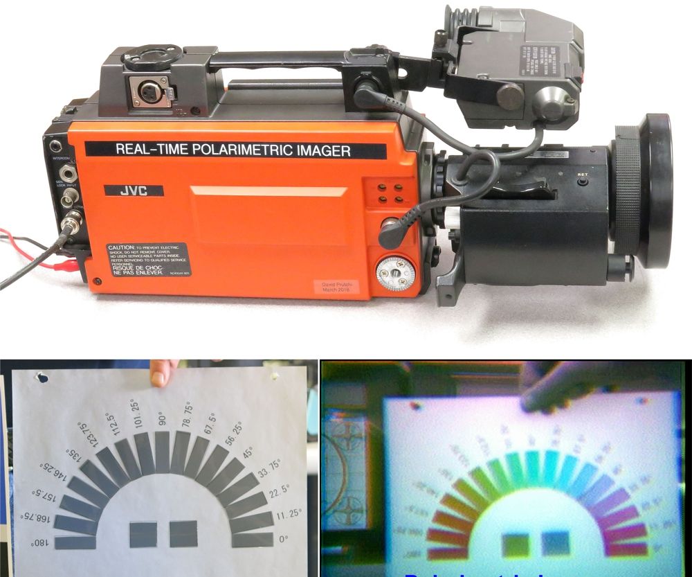 Convert a 1980s Video Camera Into a Real-Time Polarimetric Imager