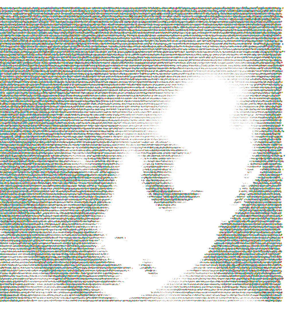 Pointillist Digital Picture