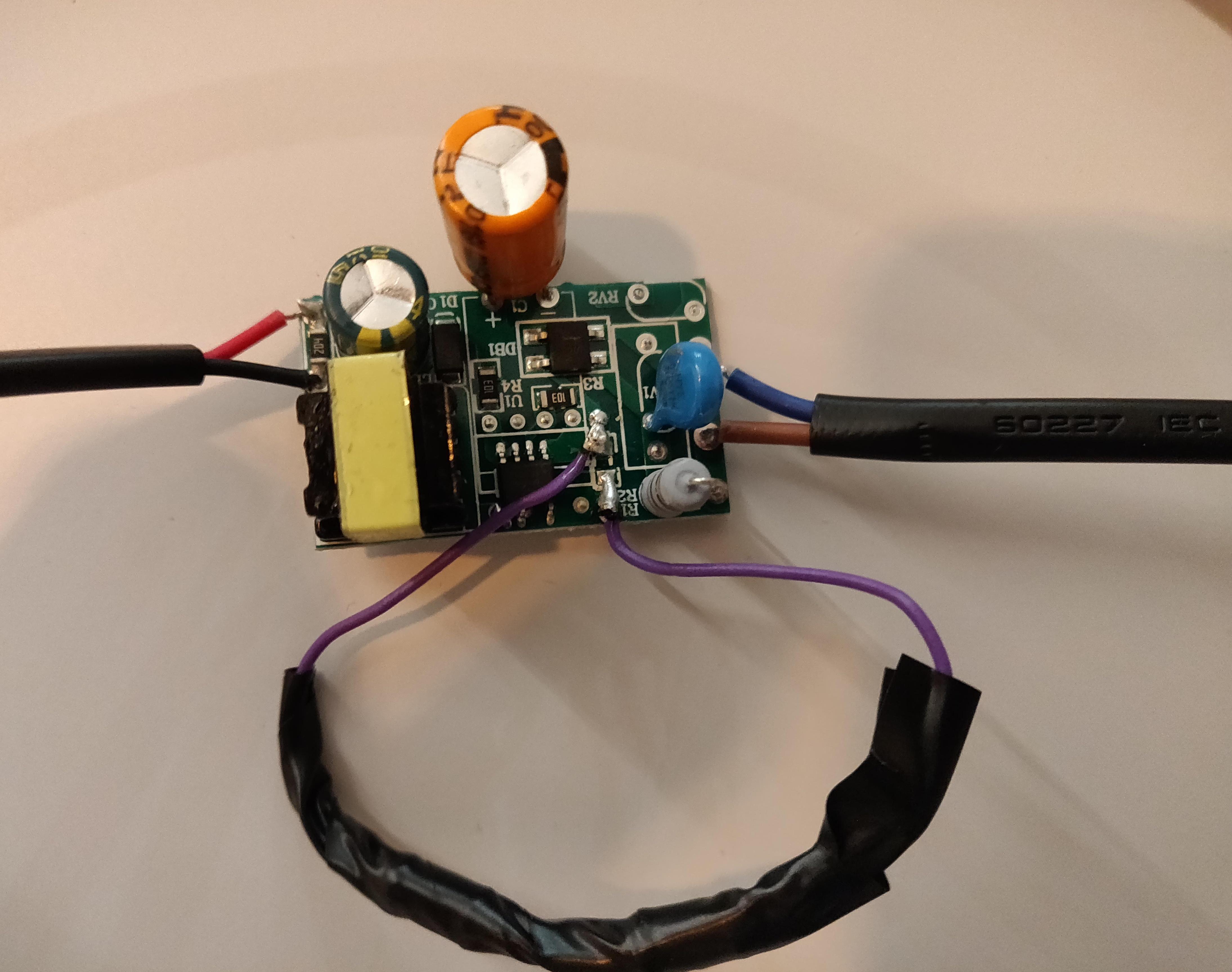 Dp9502b Led Driver Hacking and Current Reduction for LED Ceiling Lamp
