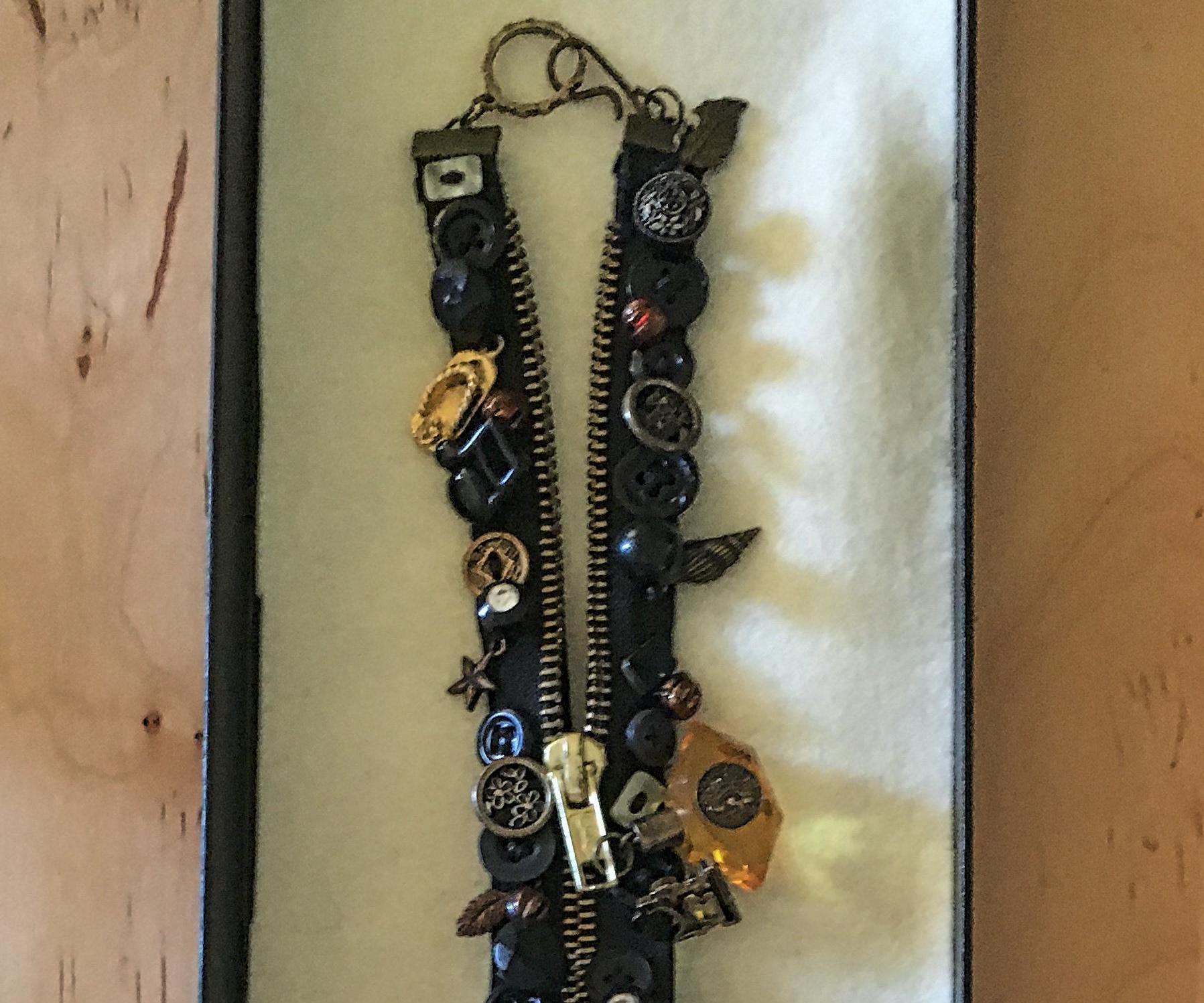 Zipper Charm Necklace