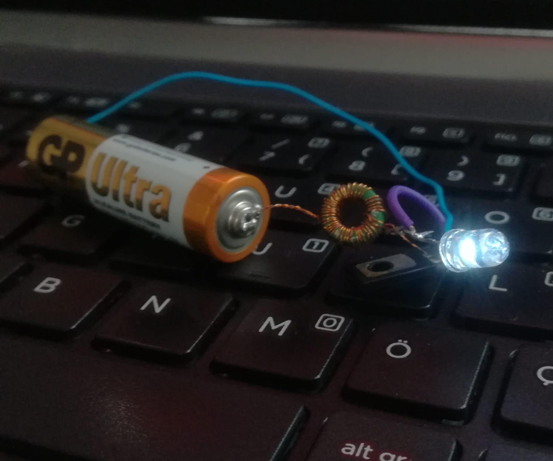 13003 Transistor Joule Thief