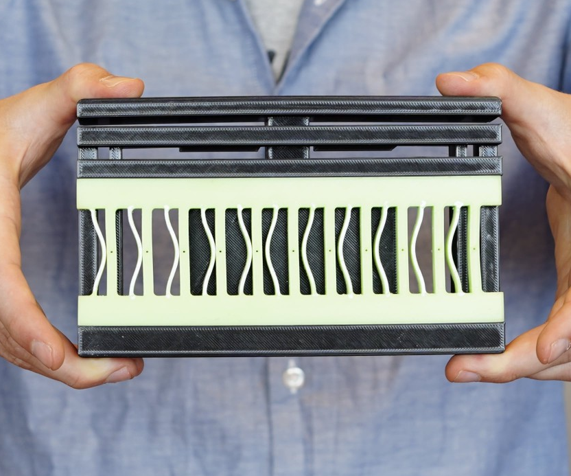 Beam Counter: a Rubber Block That Counts!