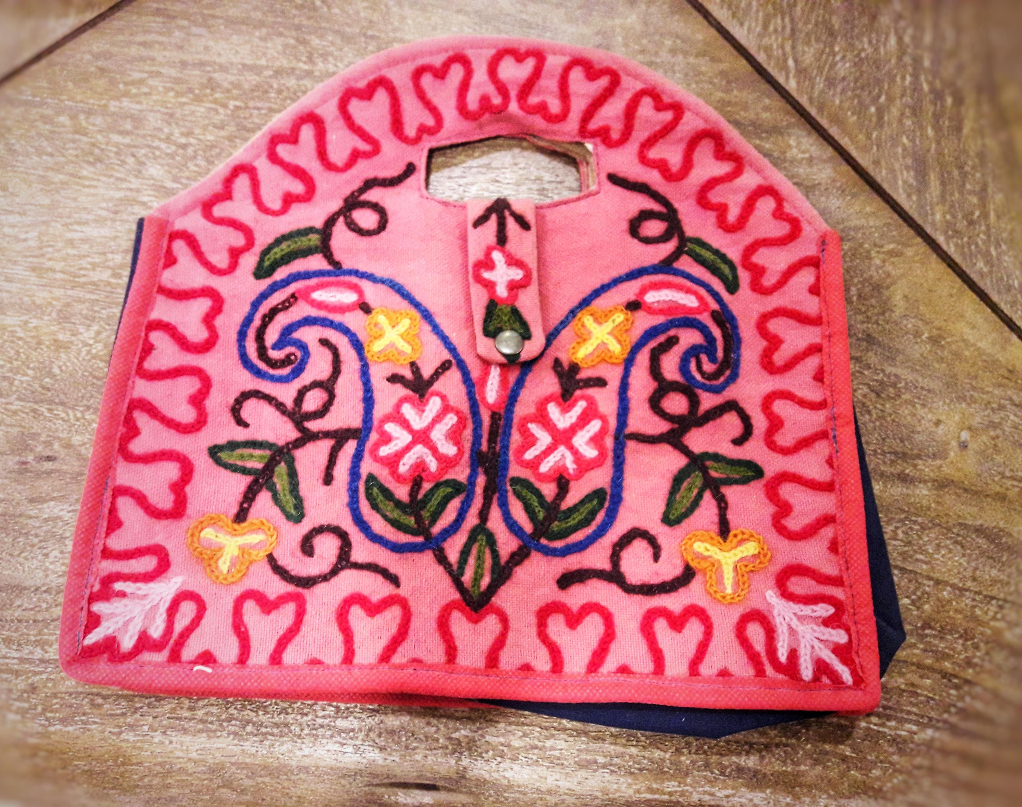 Crochet Embroidery Handbag