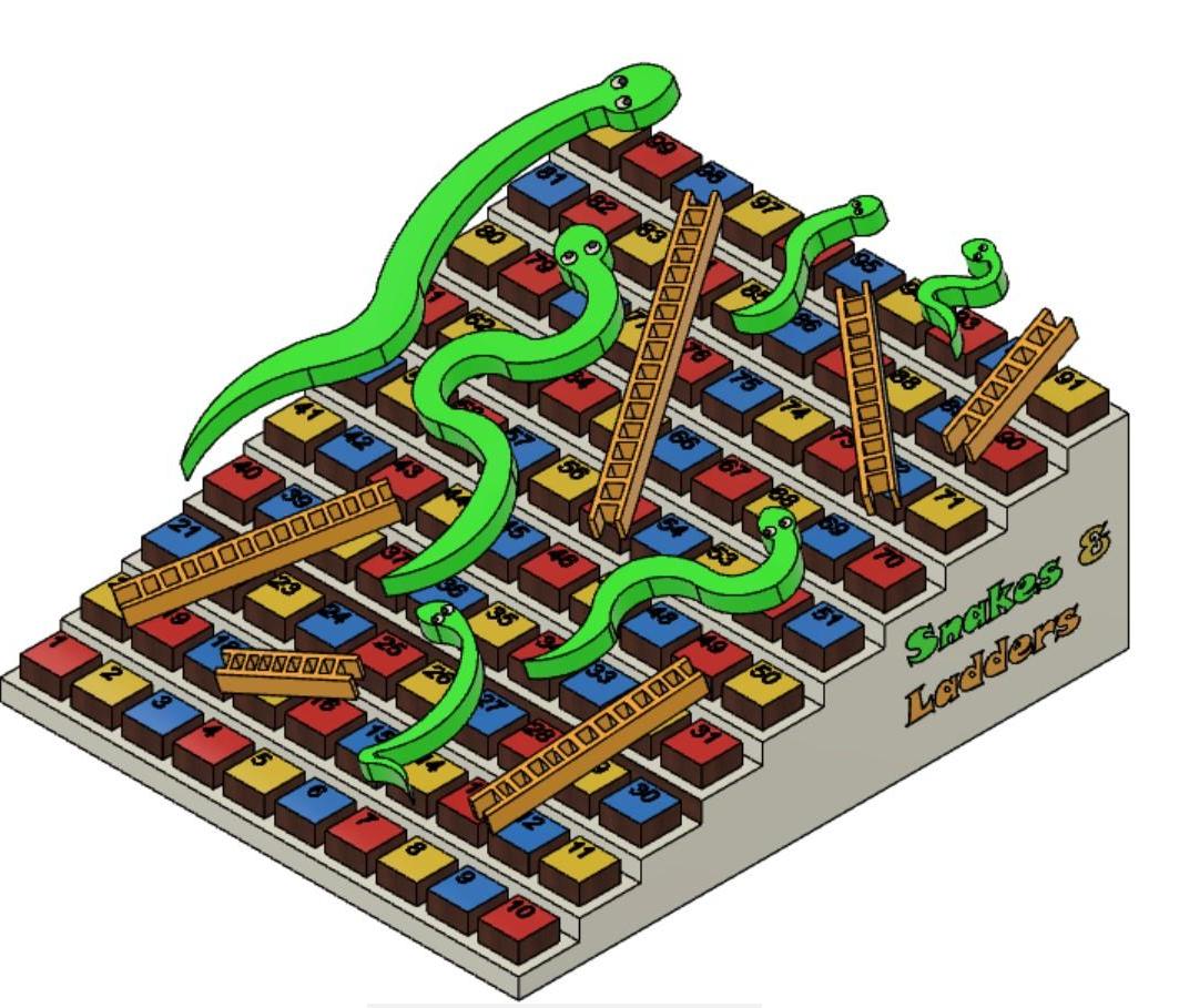 Snakes & Ladders Board