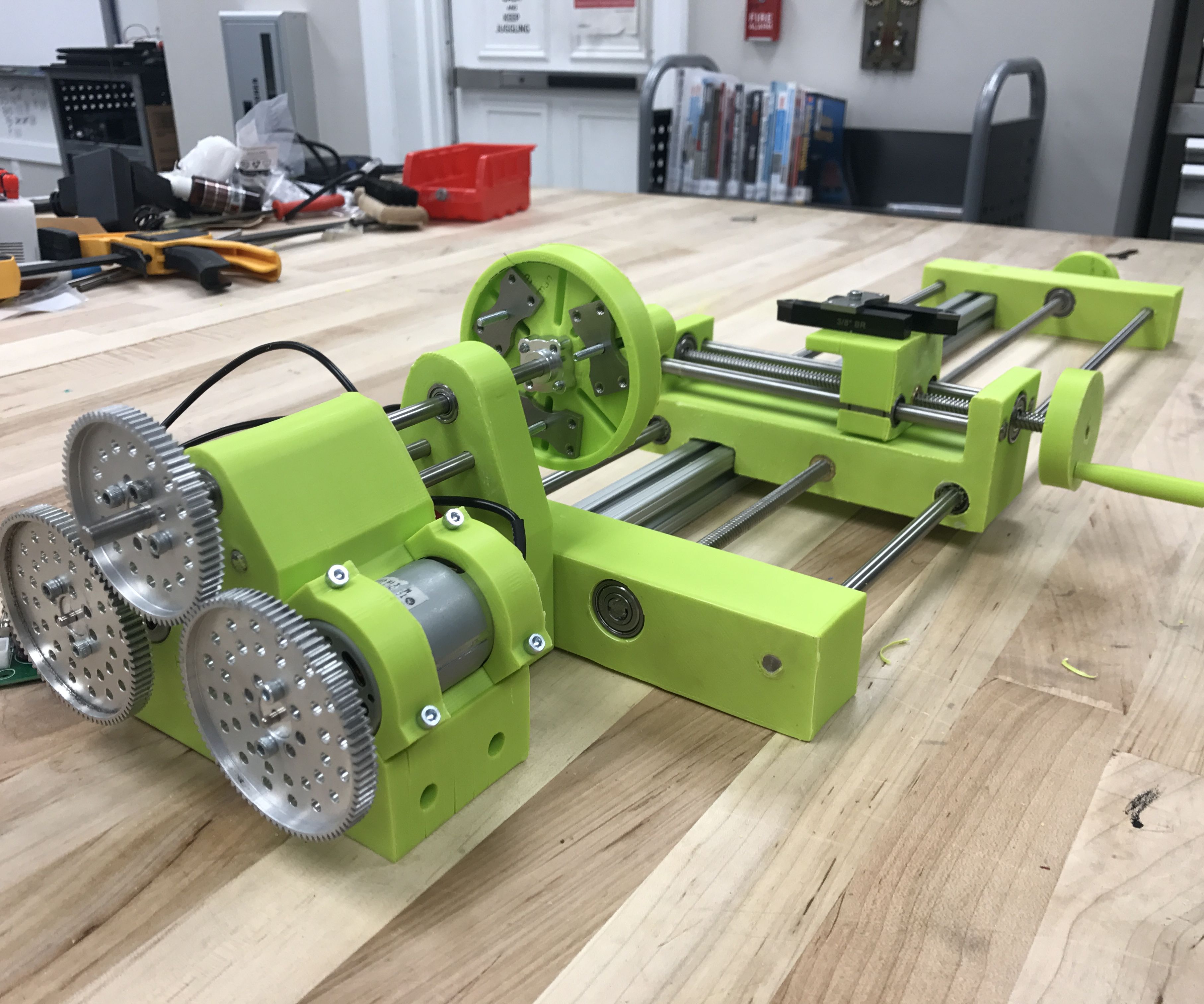 3D Printed Lathe