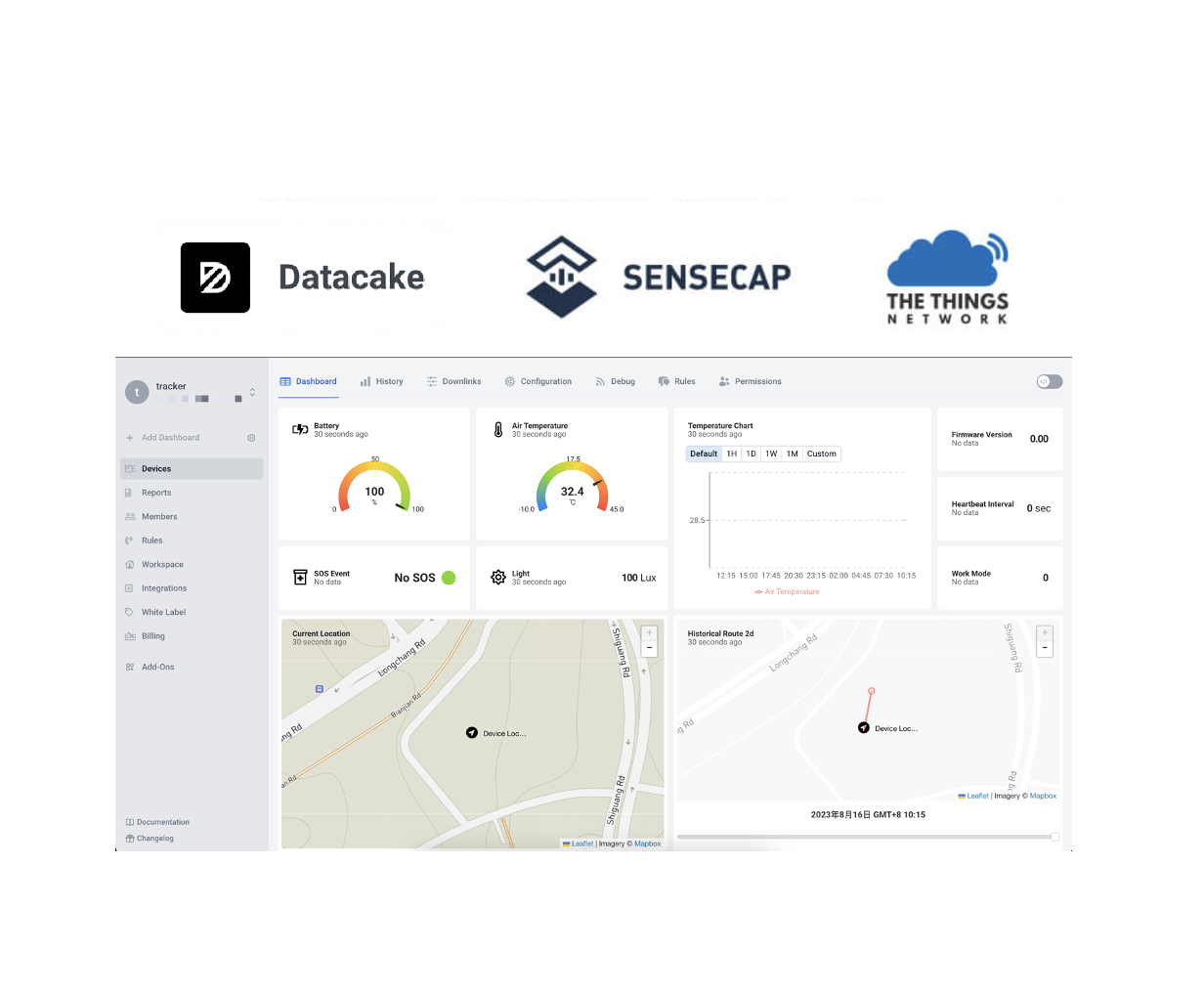 LoRaWAN Tracker 101: Visulizue Data on Datacake Via TTN