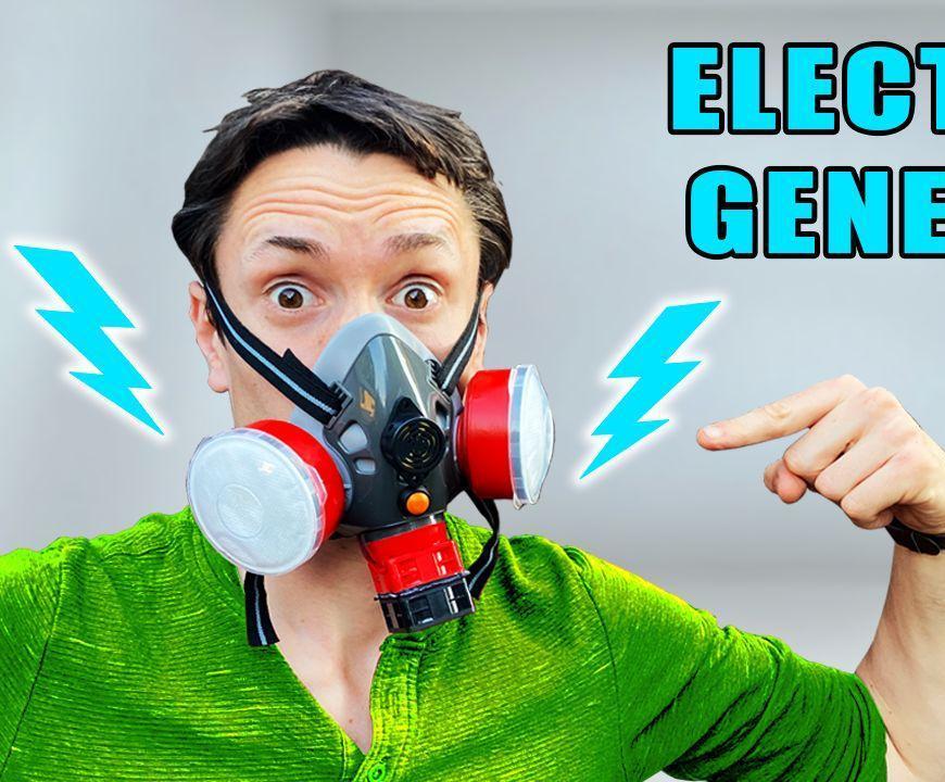 Can We Make a Face Mask Generate Electricity?