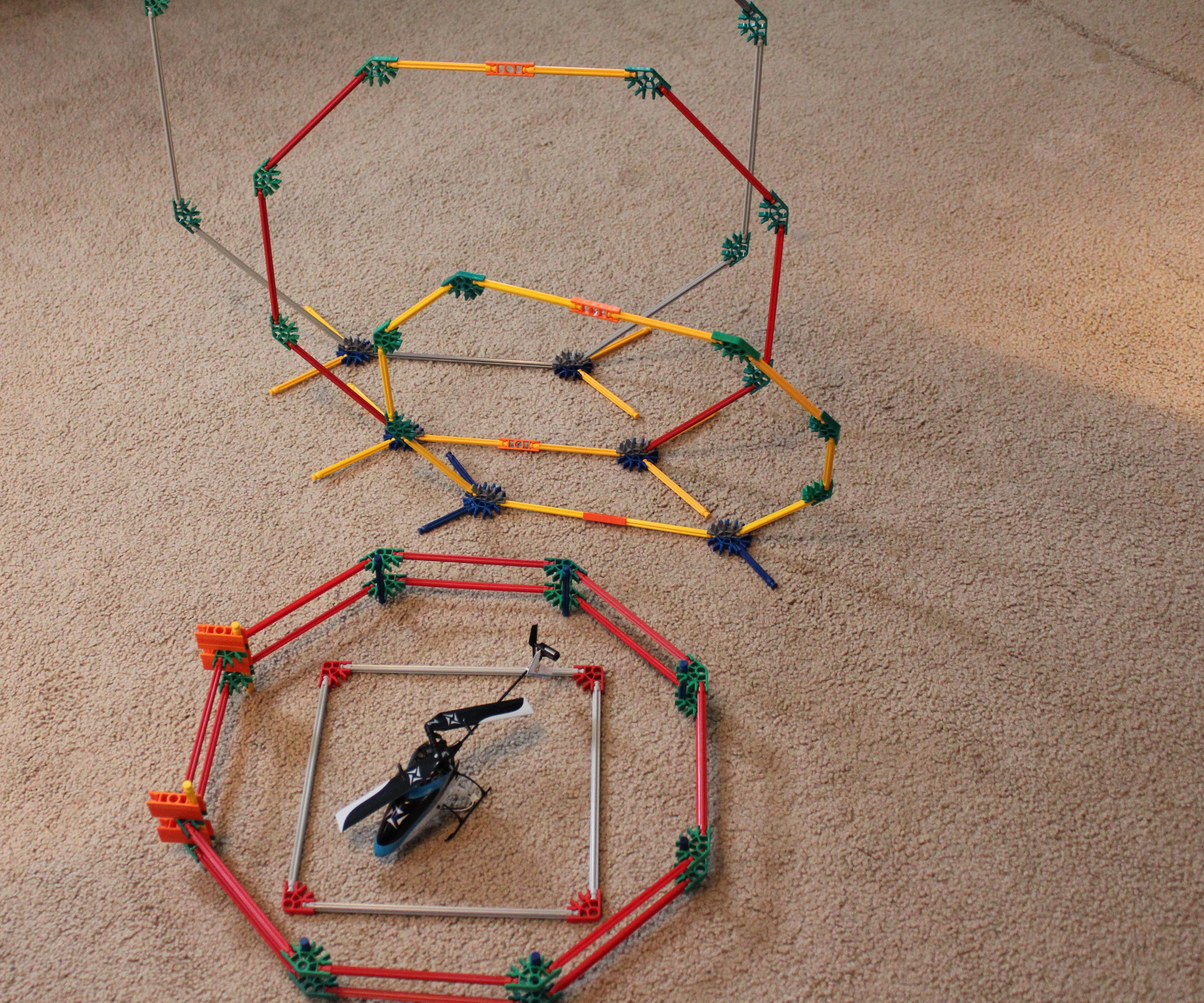 K'nex R/C Helicopter Obstacle Course