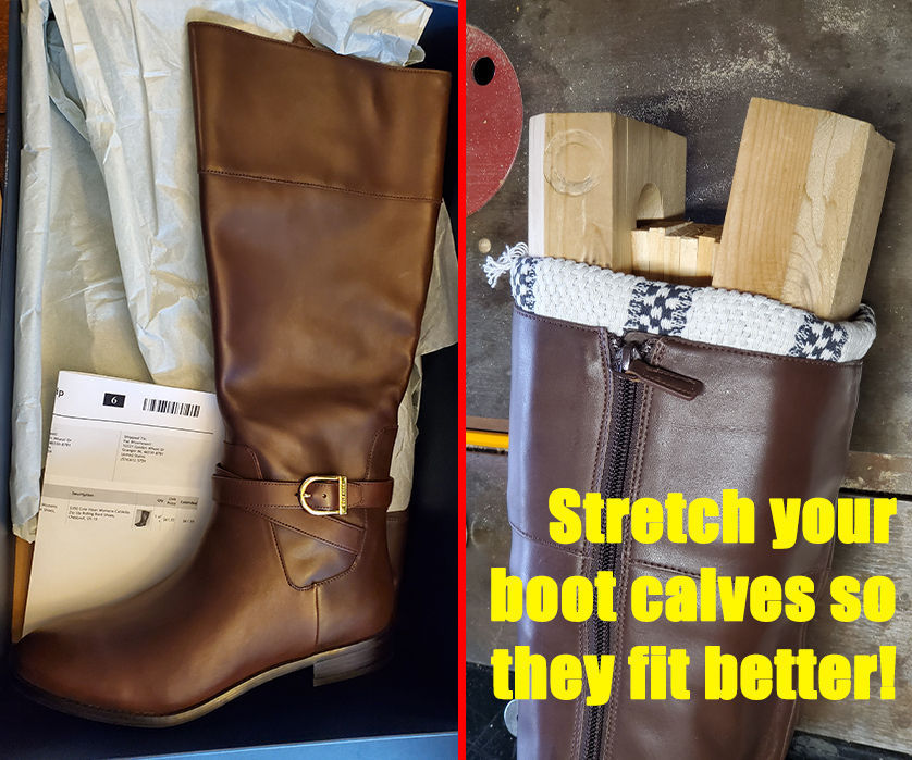 Stretch the Calves of Your Boots