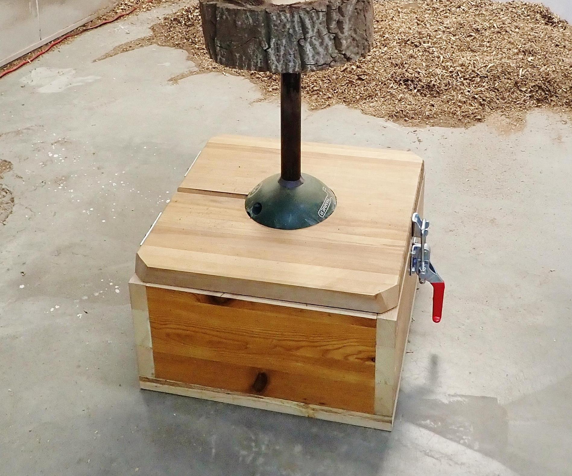 Bowling Ball Wood Carving Vise