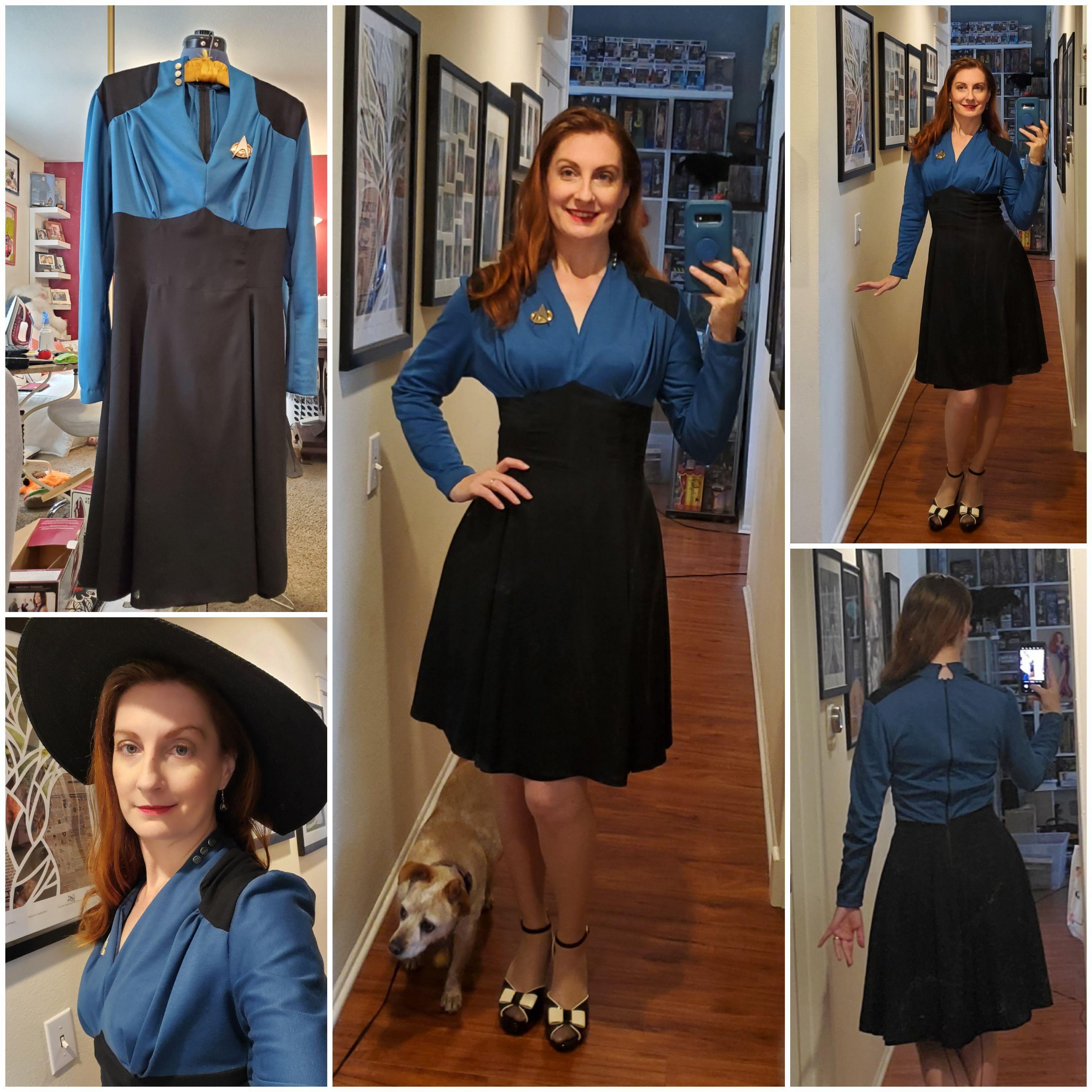 Dr.Crusher's 1940's Uniform - a Big Good-Bye Homage Mash Up