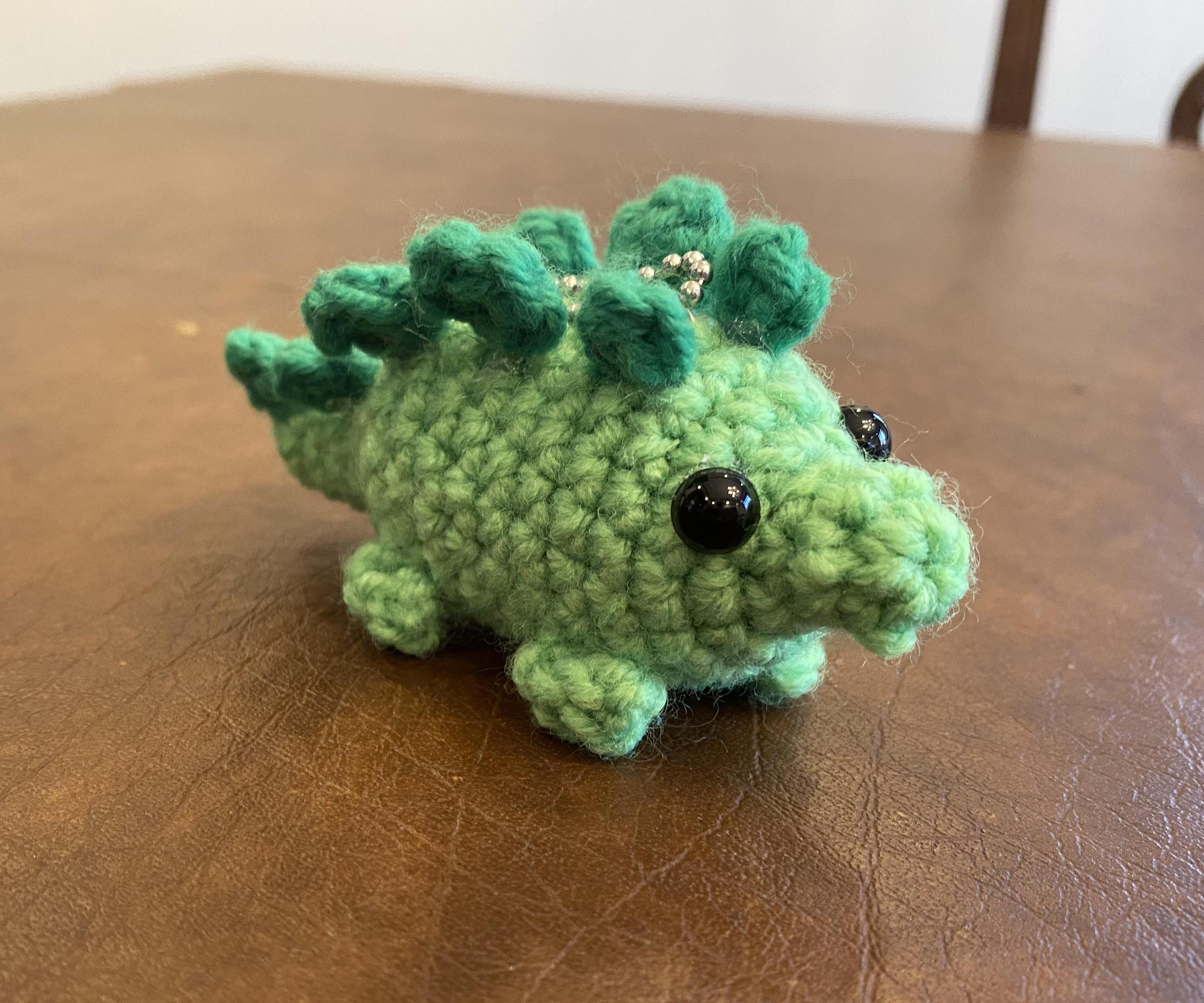 Crochet Animal Keychains (Dinosaur)