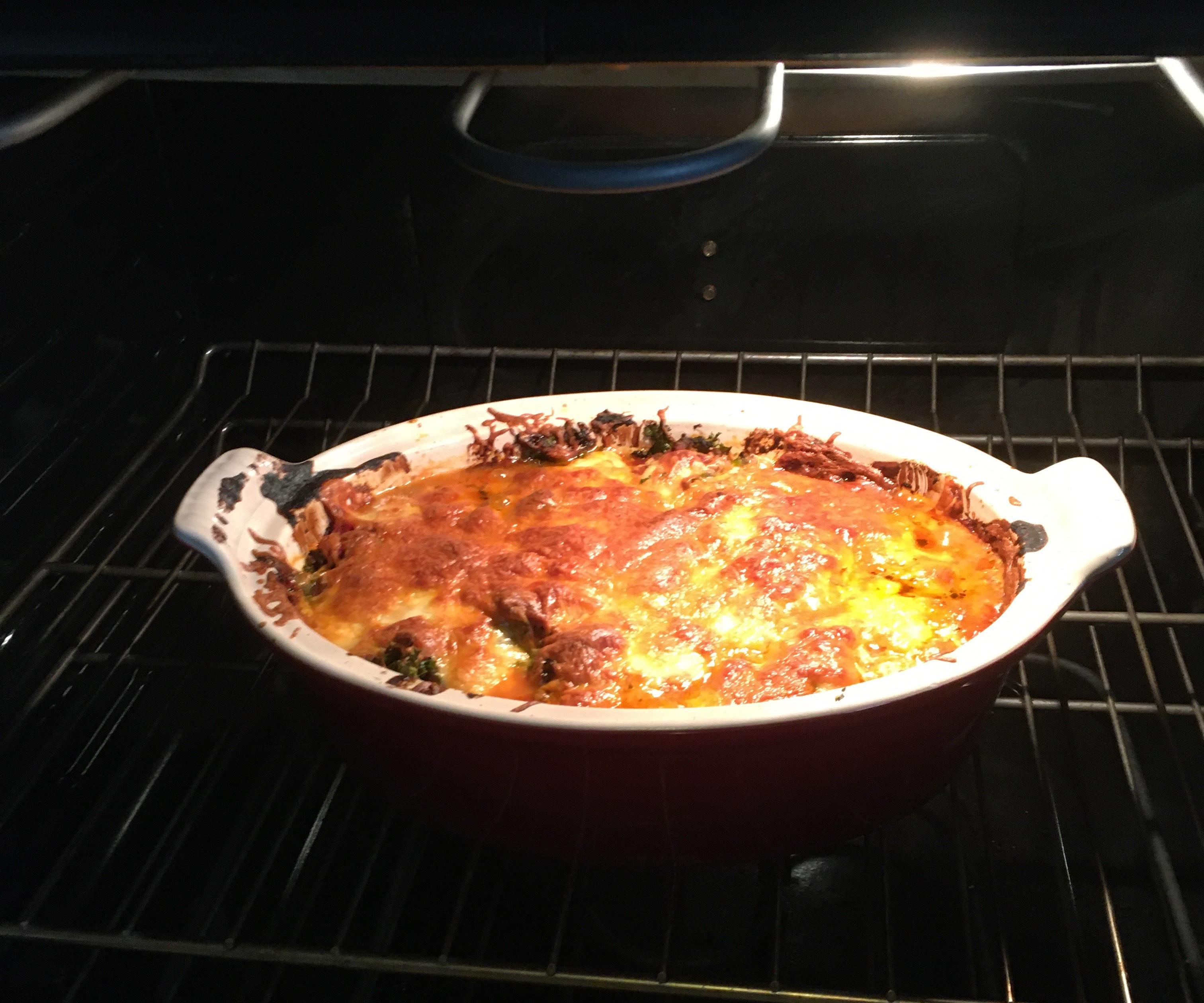 One Pot Kale & Sausage Bake