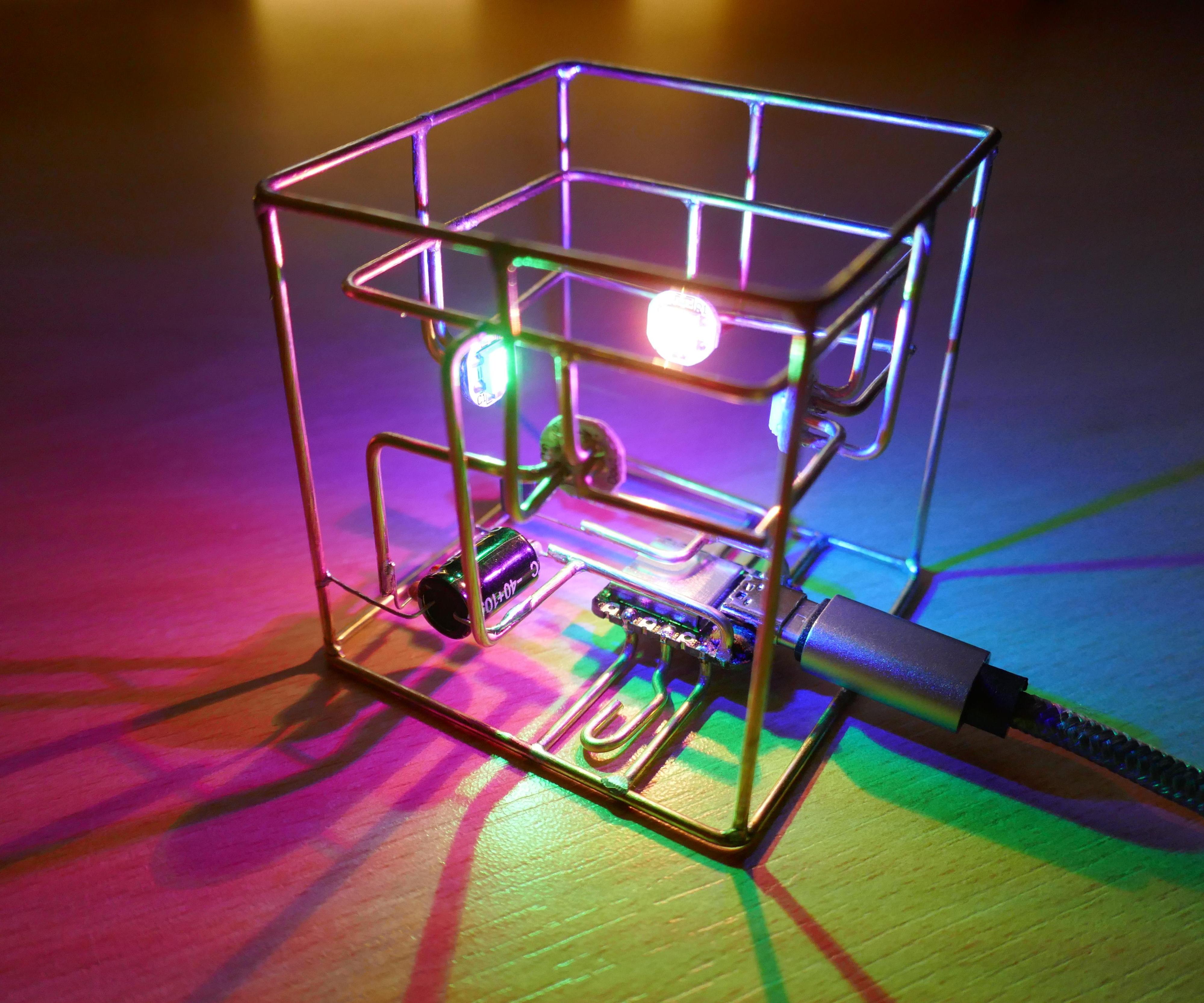 RGB Circuit Sculpture Lamp