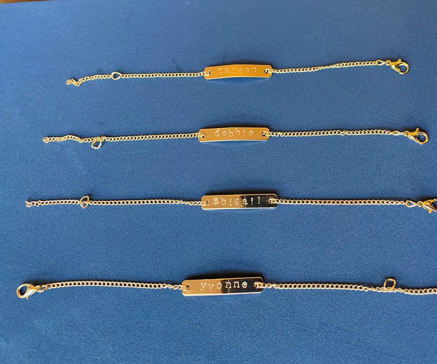 Making Engraved Bracelets 