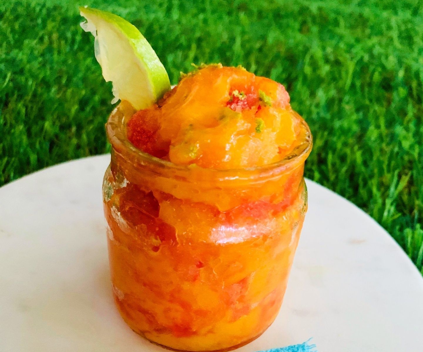 Easy Mango Watermelon Sorbet