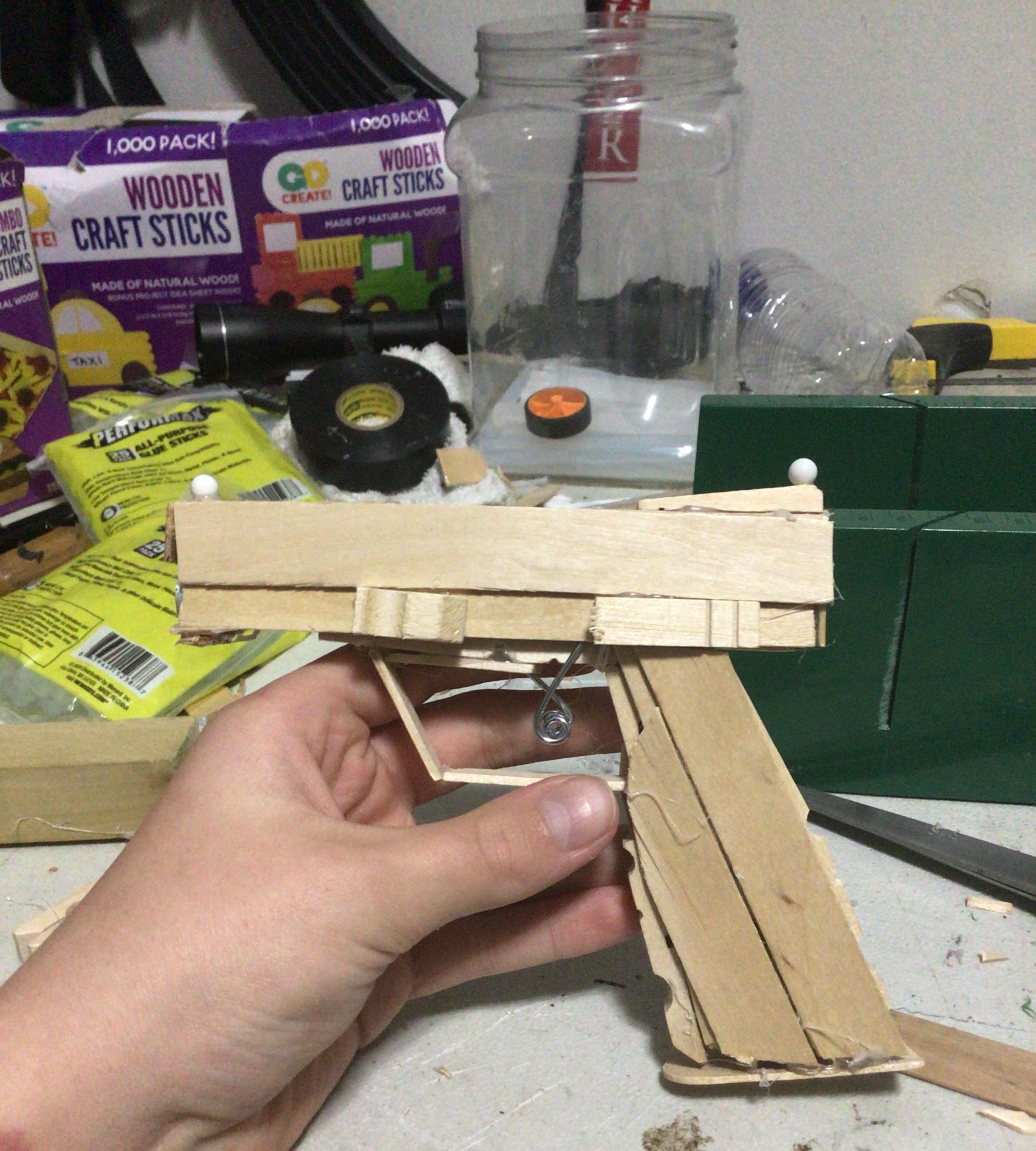 Single Shot Spring Handgun