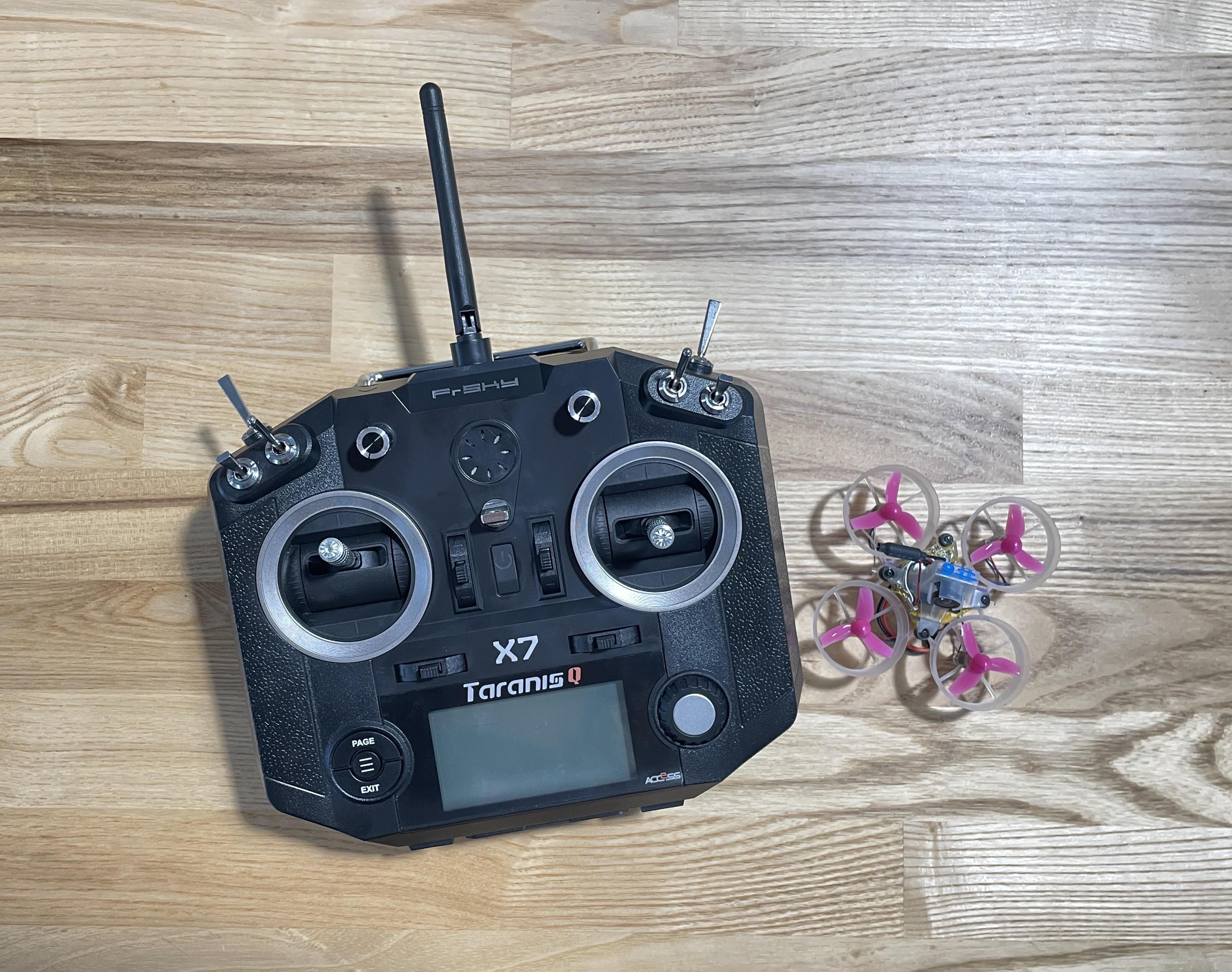 Setting Up and Binding MicroBee Drones to FrSky Taranis Q X7 Radios