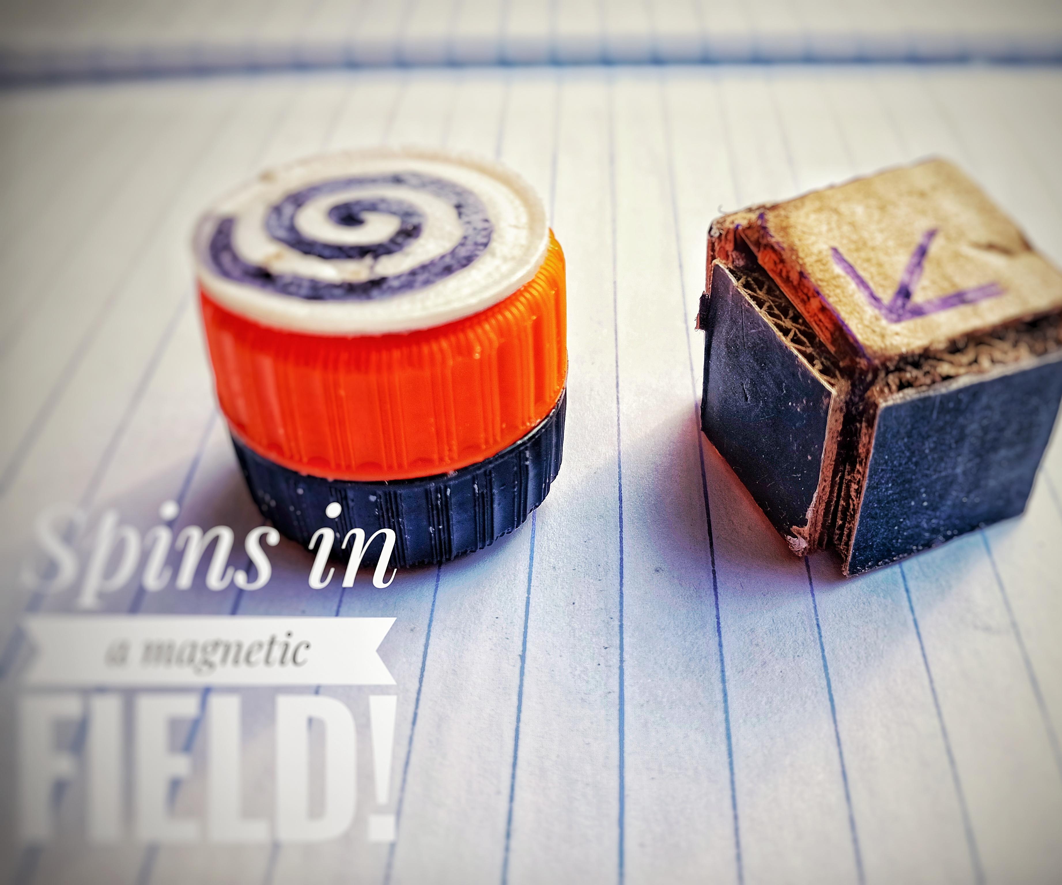 Simplest Magnetic Spinning Toy.