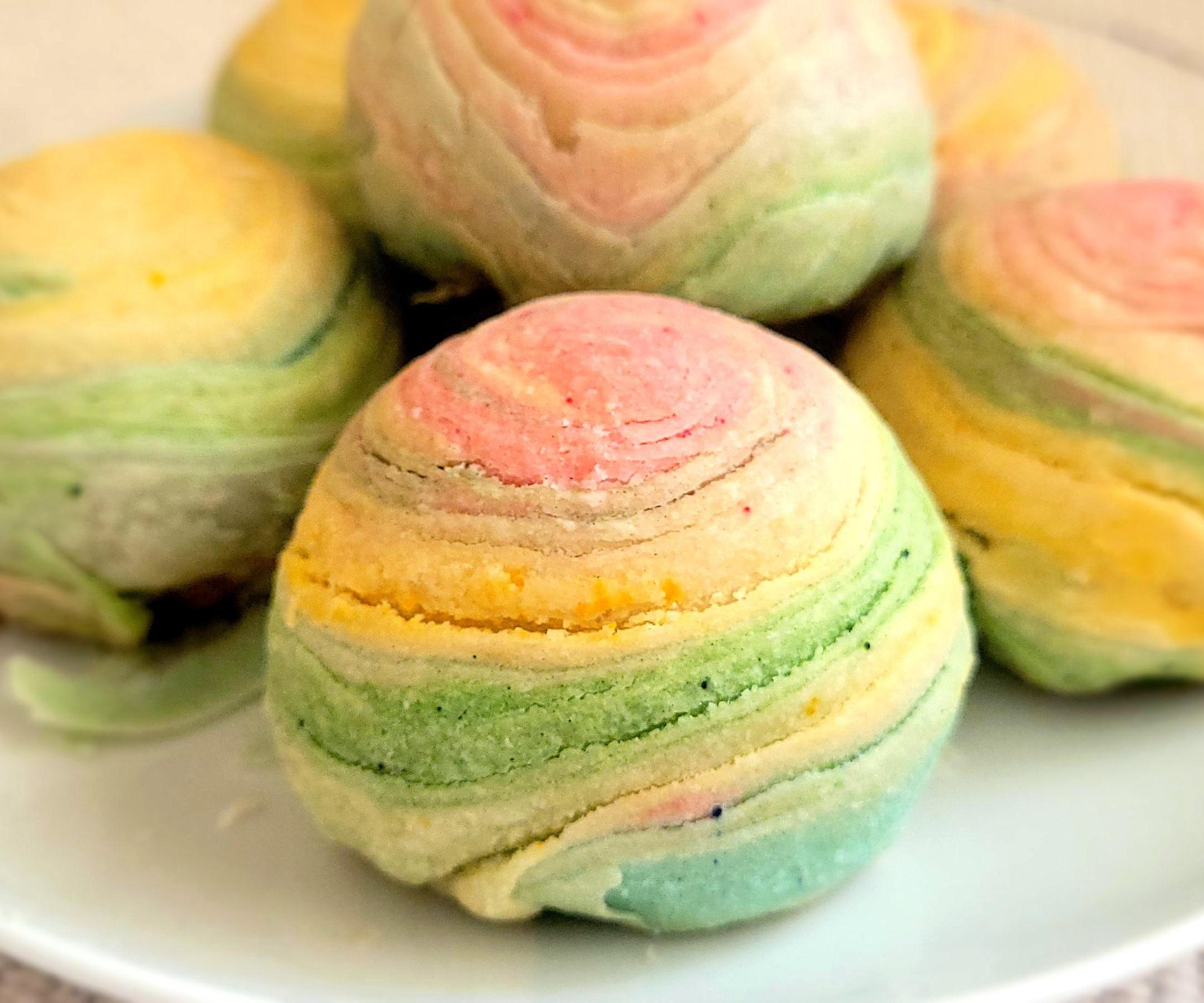 Rainbow Galaxy Carrot Cakes