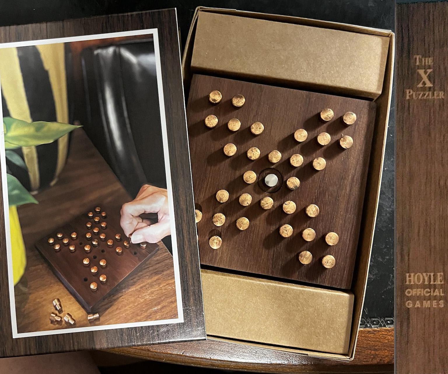 Vintage Hoyle Official Game "X" Puzzler Recreation