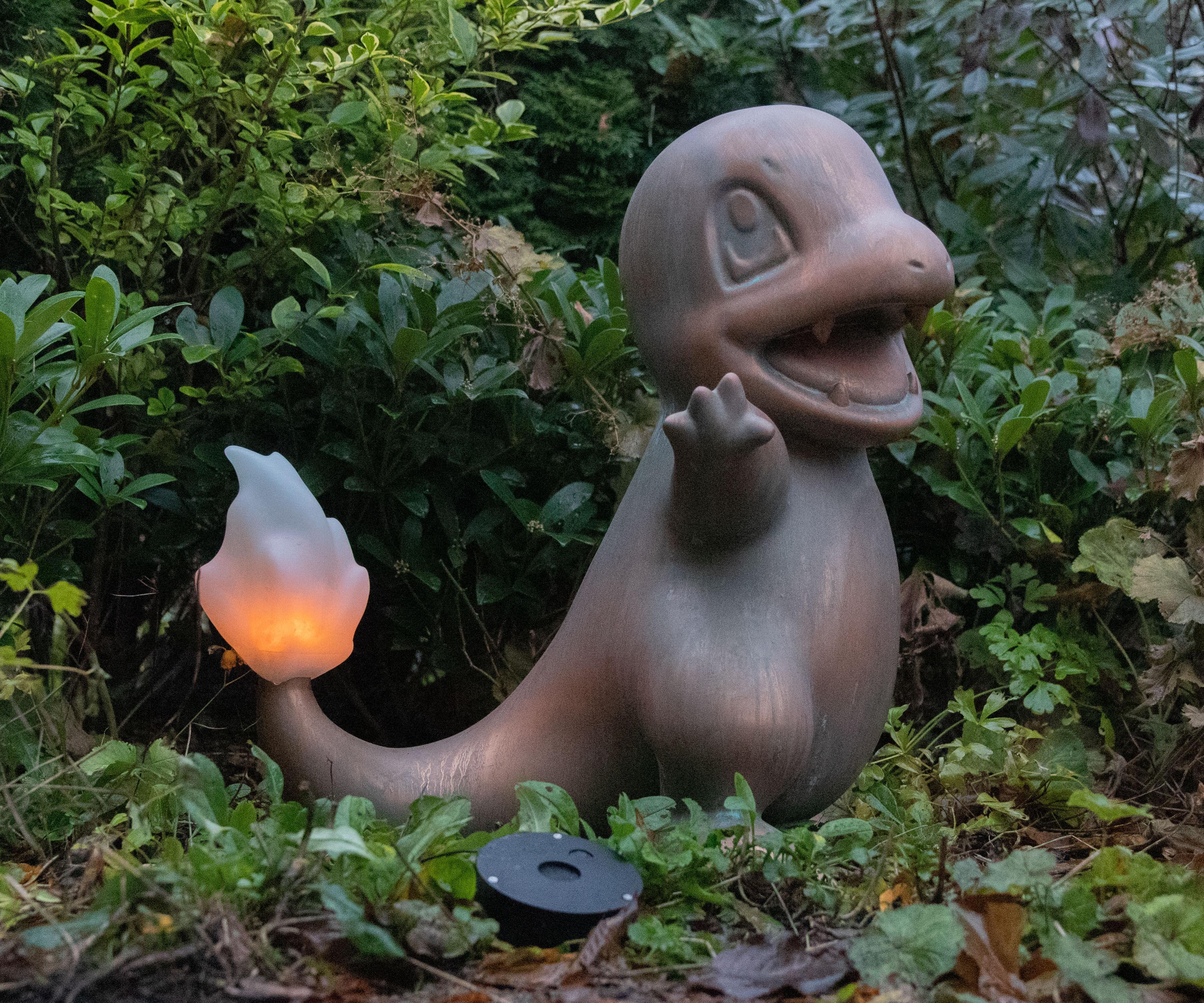Life-Size Charmander Flame Lamp
