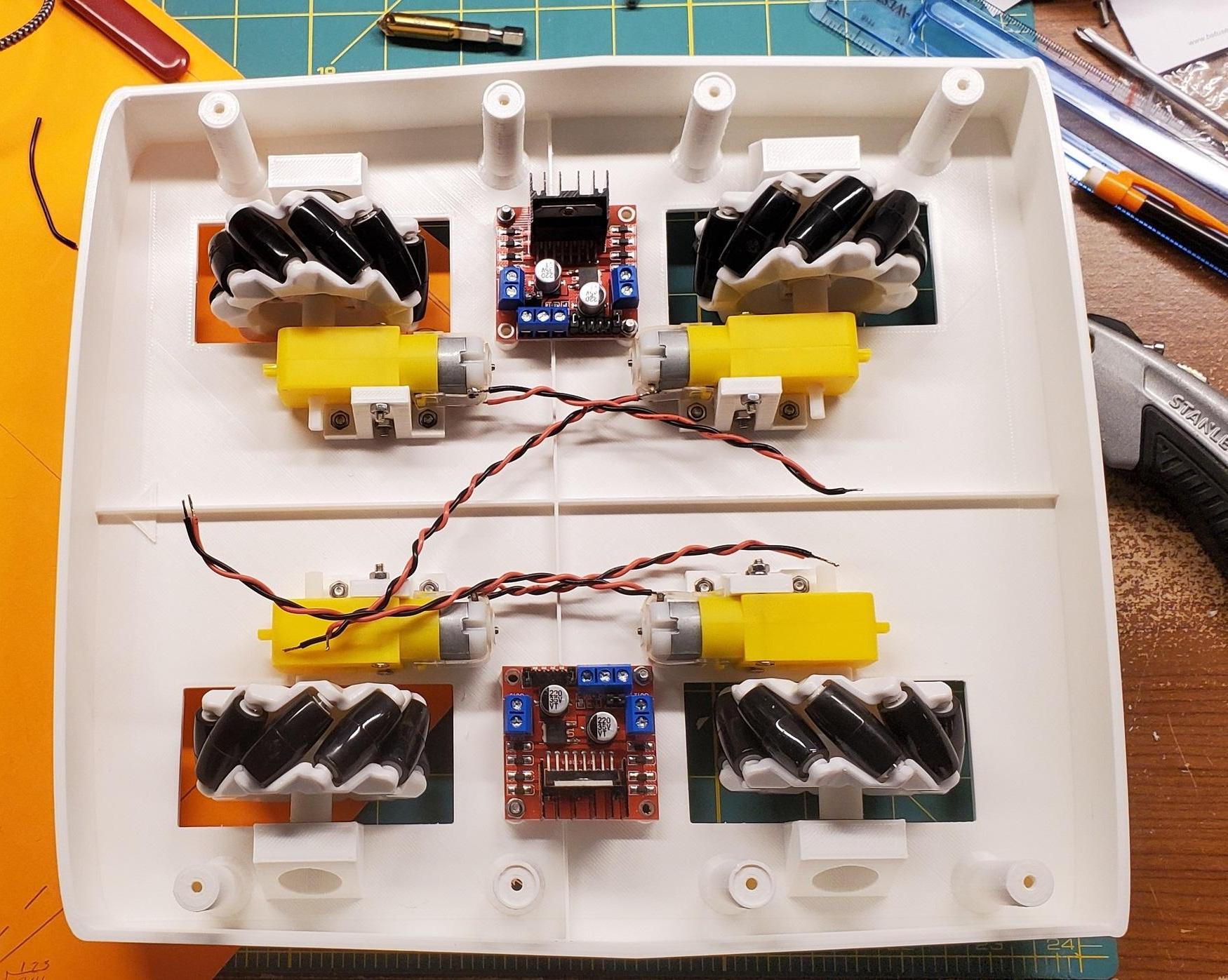 Omnibot Drive Base Modification