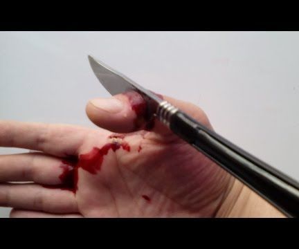 Prank Knife on the Finger