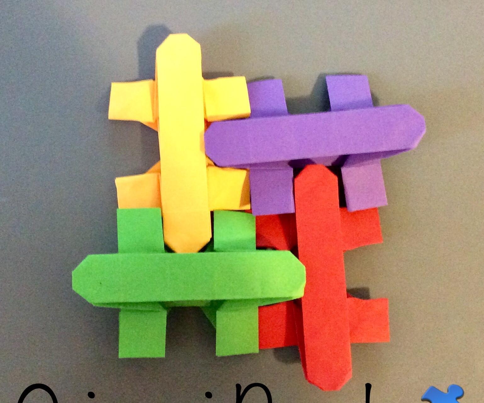 Origami Puzzle Pieces