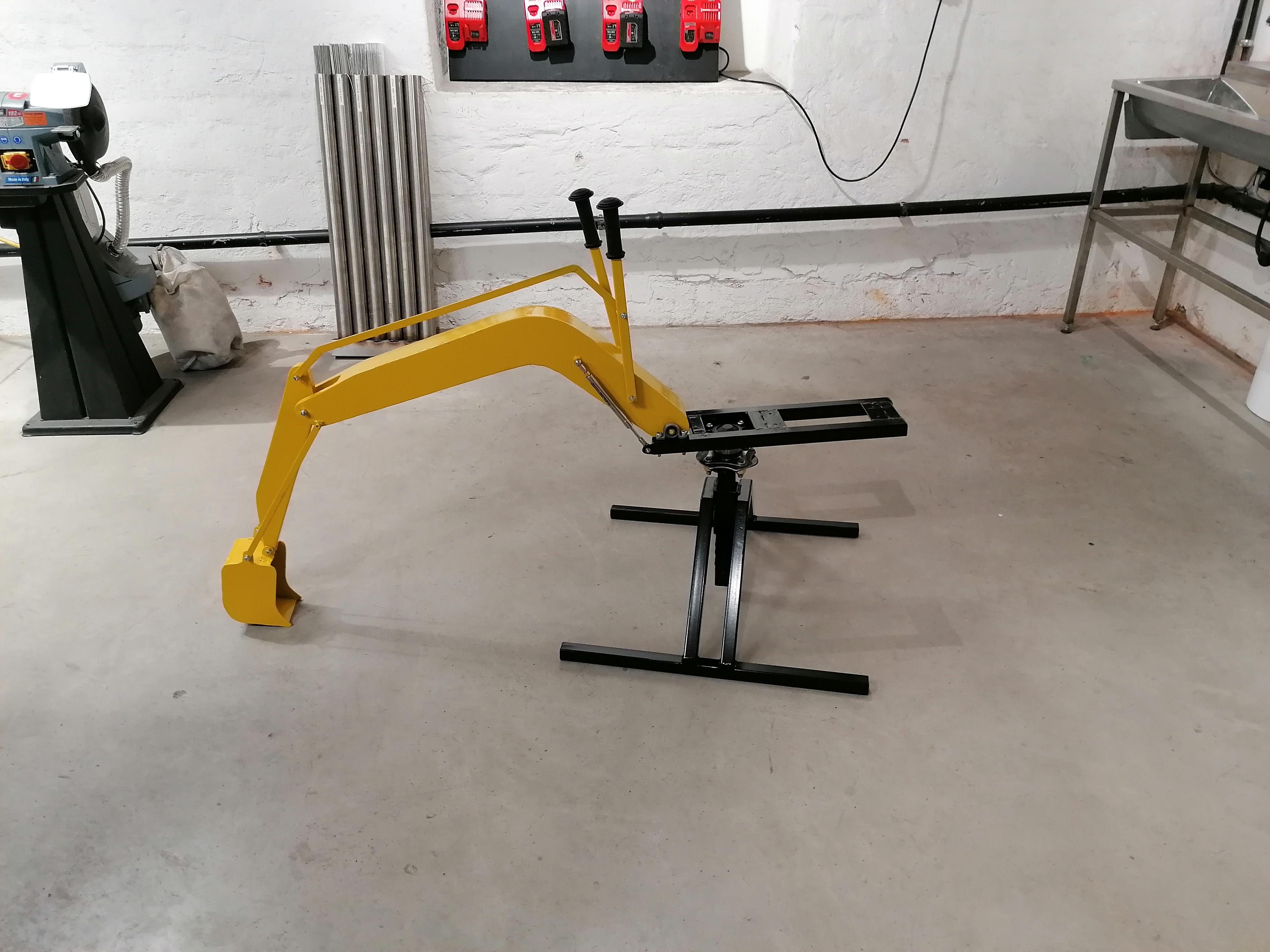 Powder Coating the Sandbox Excavator