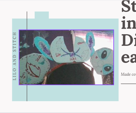 Stitch Inspired Disney Ears