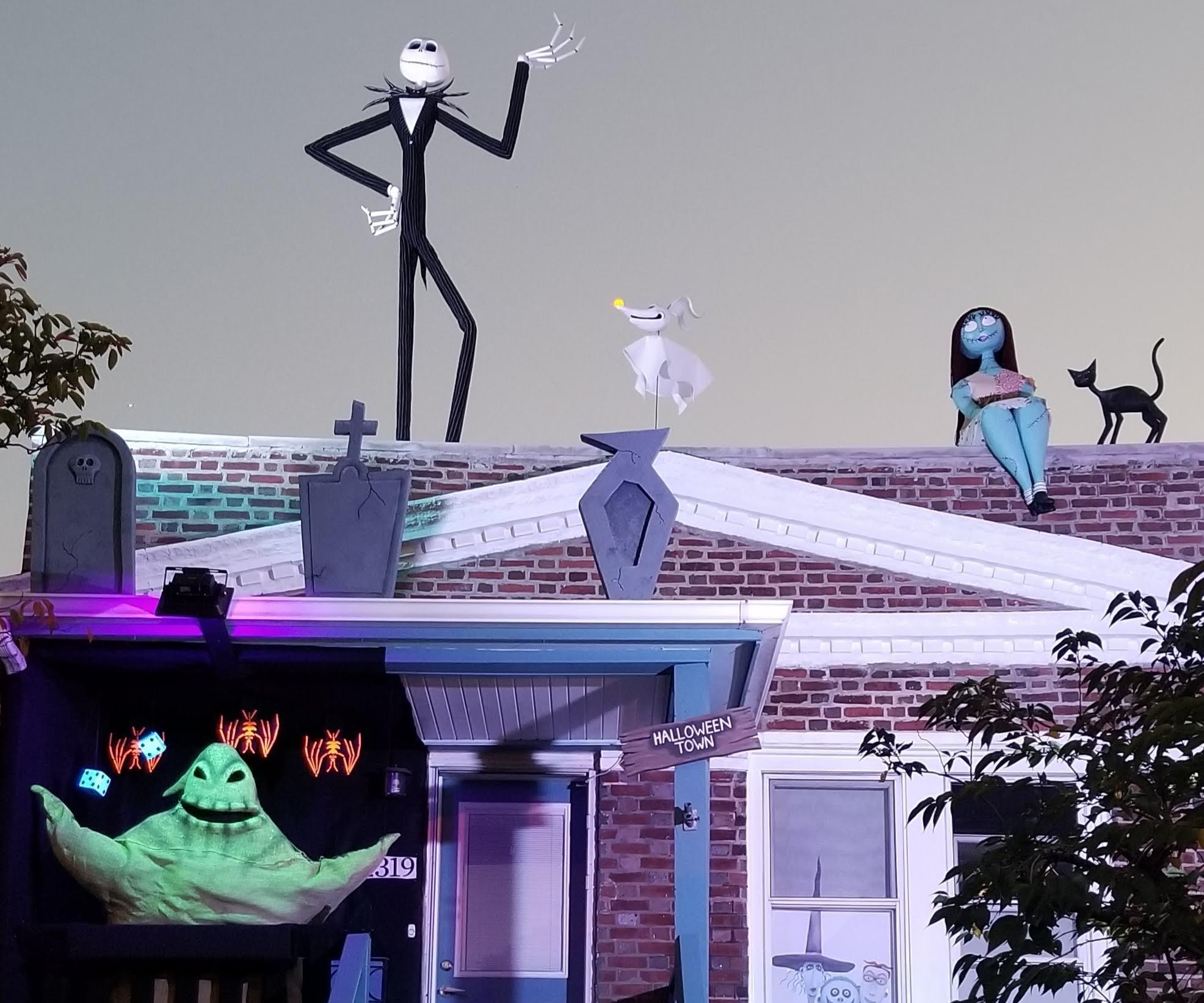 Nightmare Before Christmas Outdoor Halloween Decorations