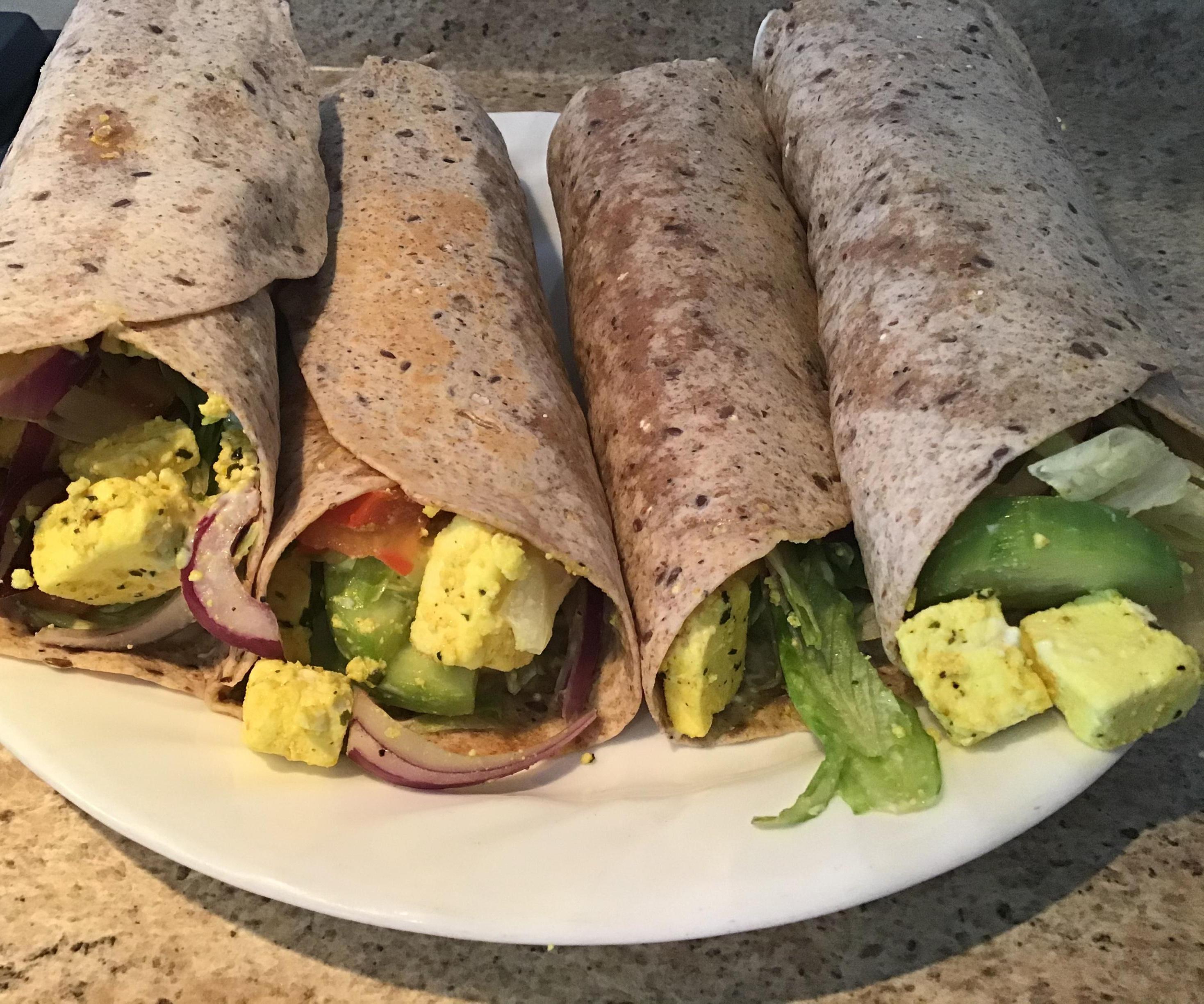 Healthy Cottage Cheese Wrap