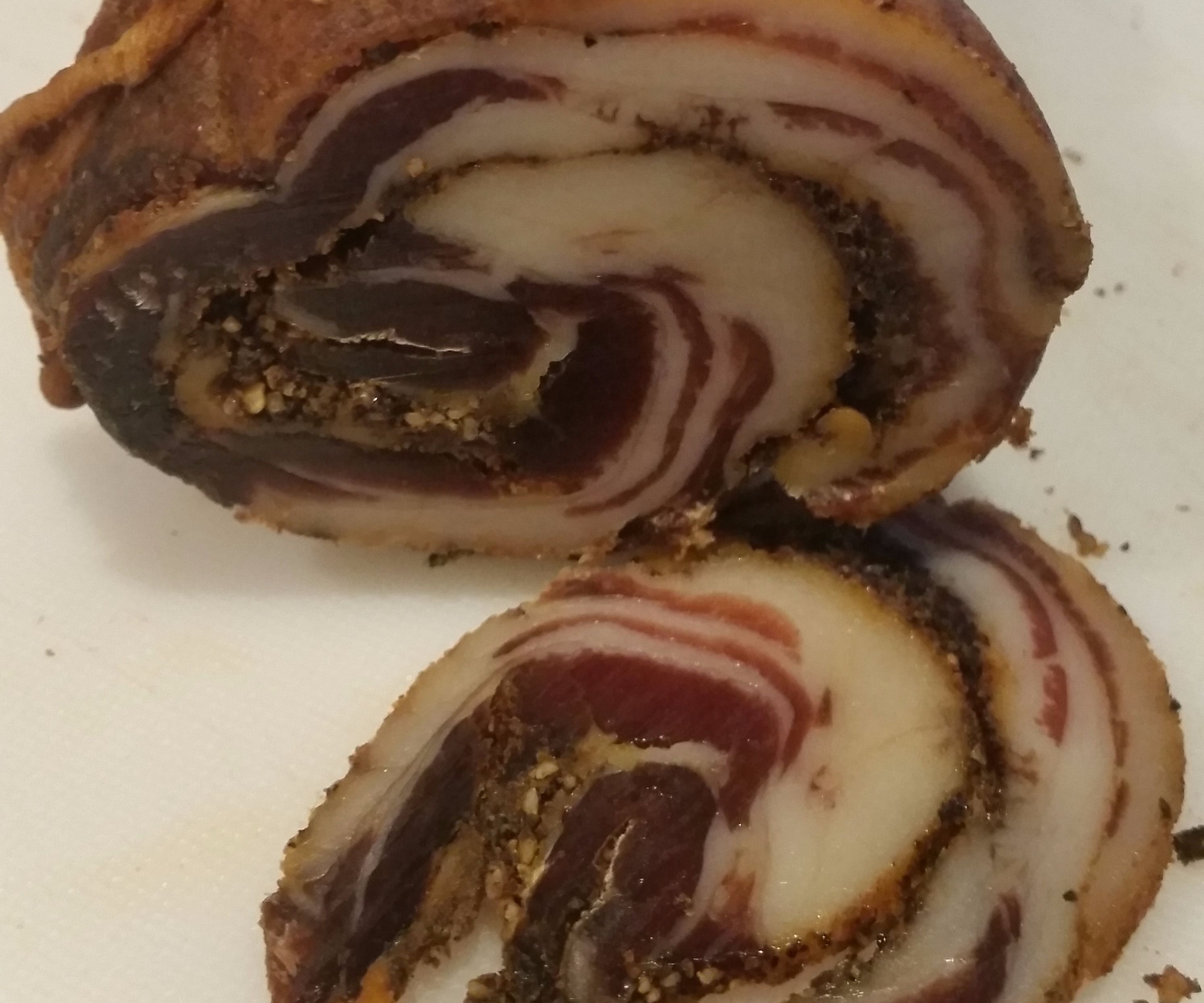 Apple-smoked Homemade Pancetta