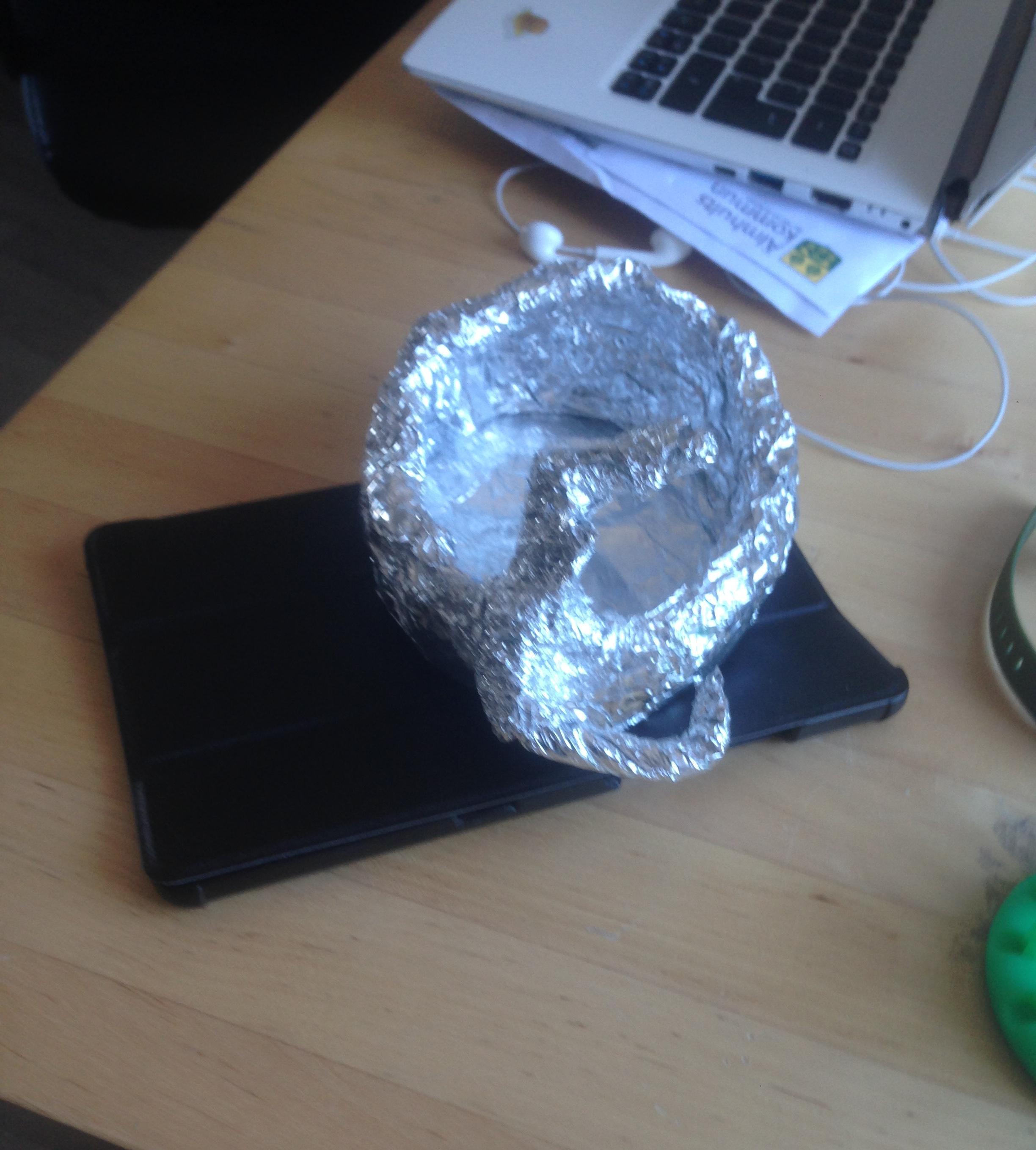 Tinfoil Solar Oven With Lens