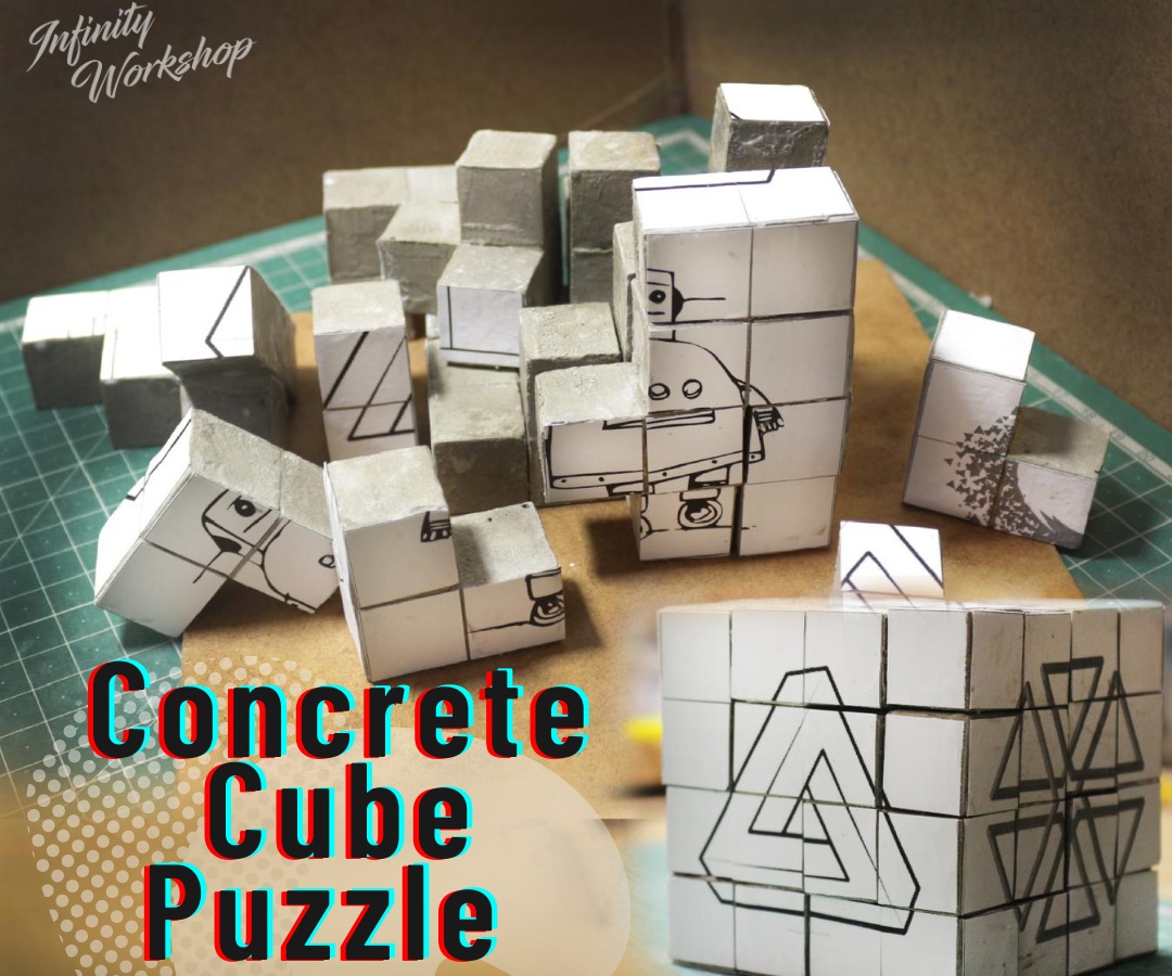 Concrete Cube Puzzle 