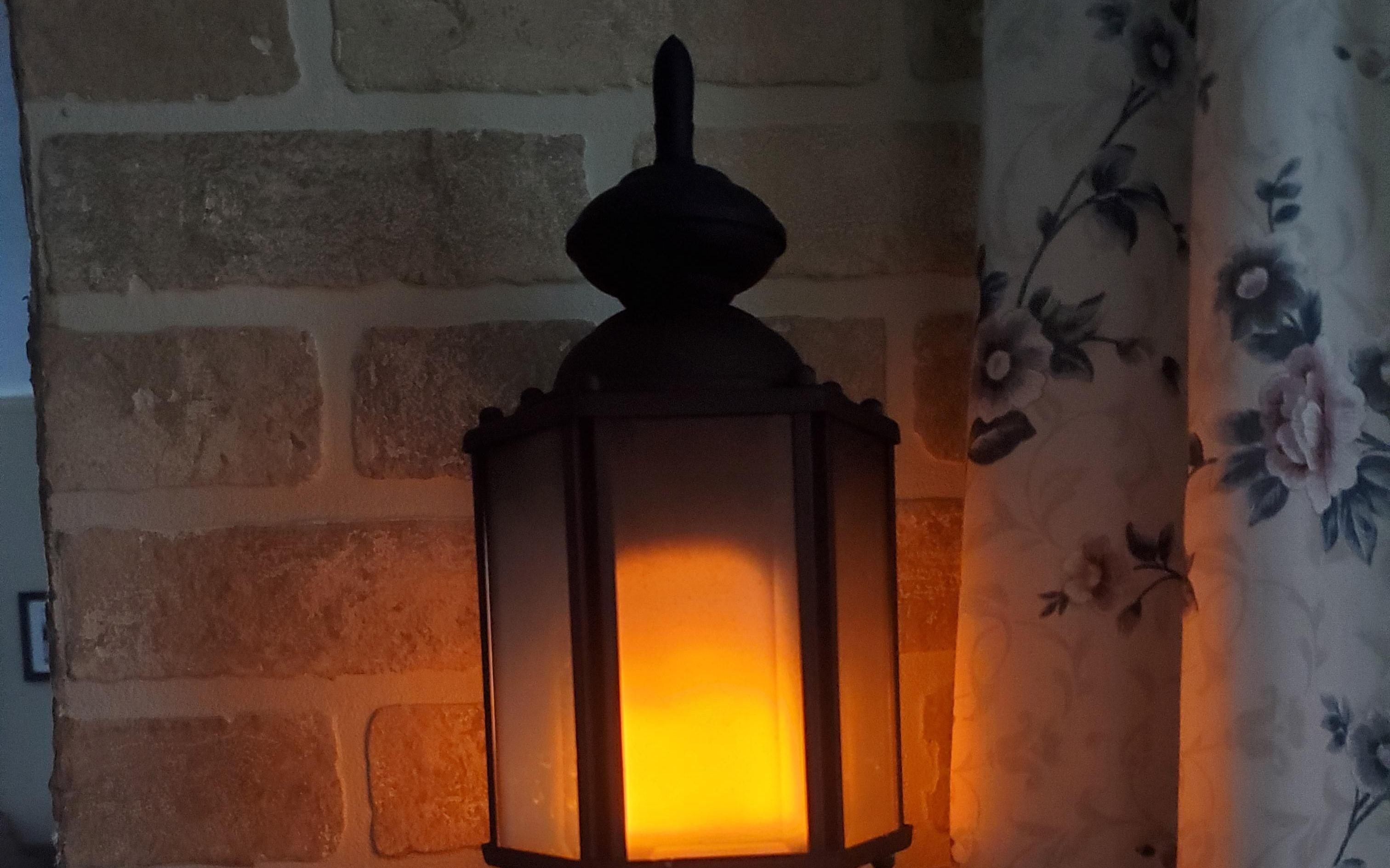 LED Flicker Bulb Lantern