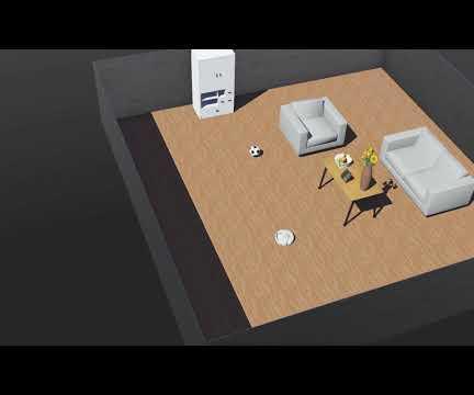 Vacuum Cleaner Robot in Webots