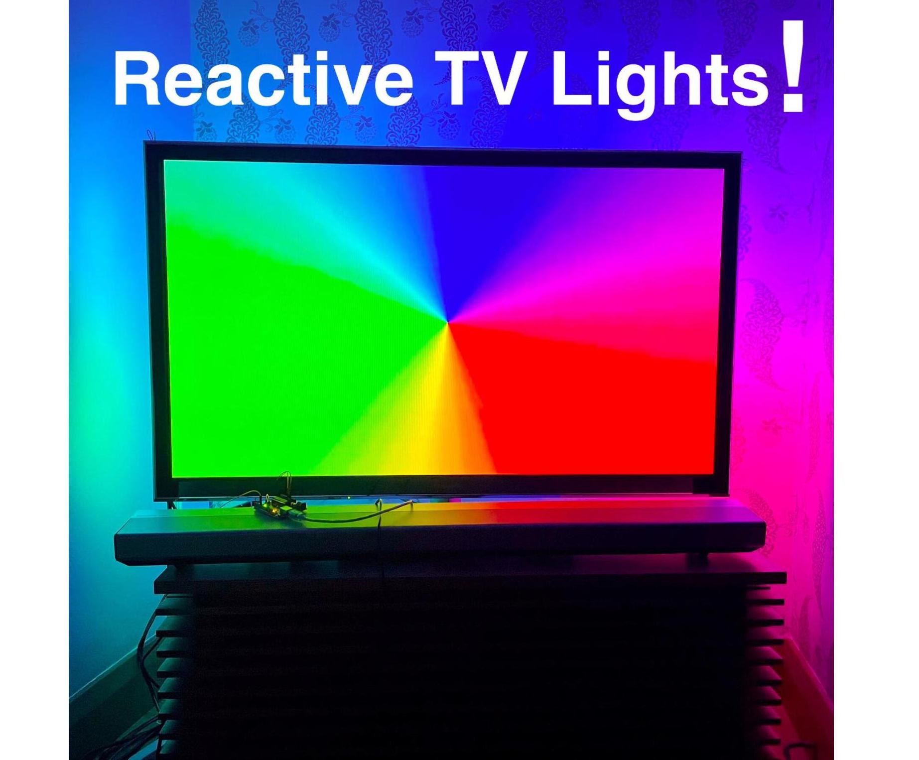 TV Ambilight USB Webcam Arduino/Raspberry Pi