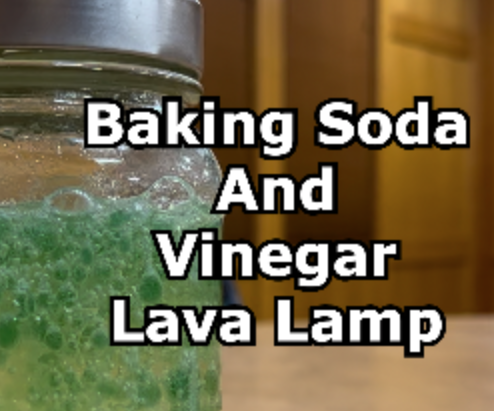 Baking Soda and Vinegar Lava Lamp