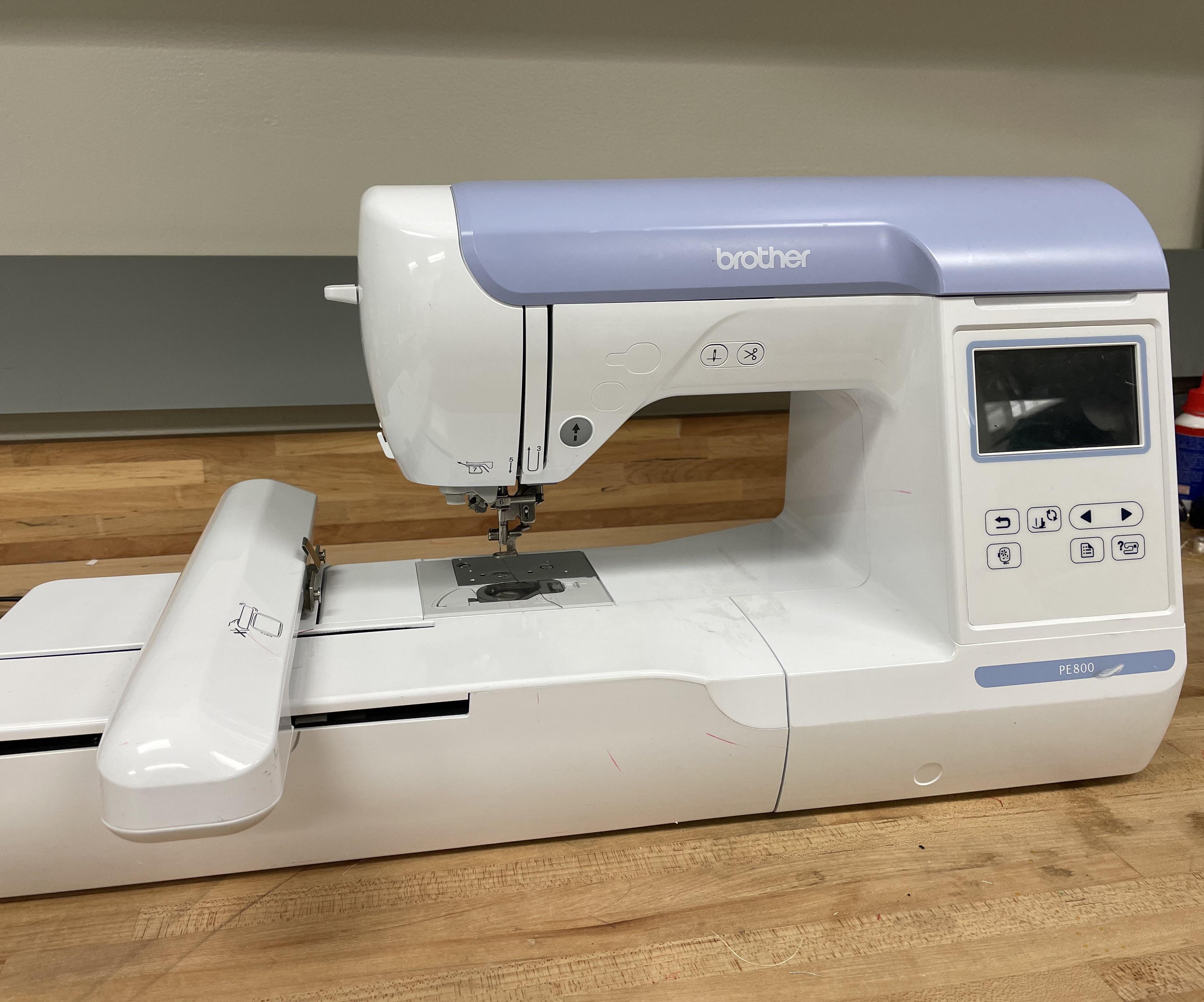 Getting Started With the Brother PE800 Embroidery Machine