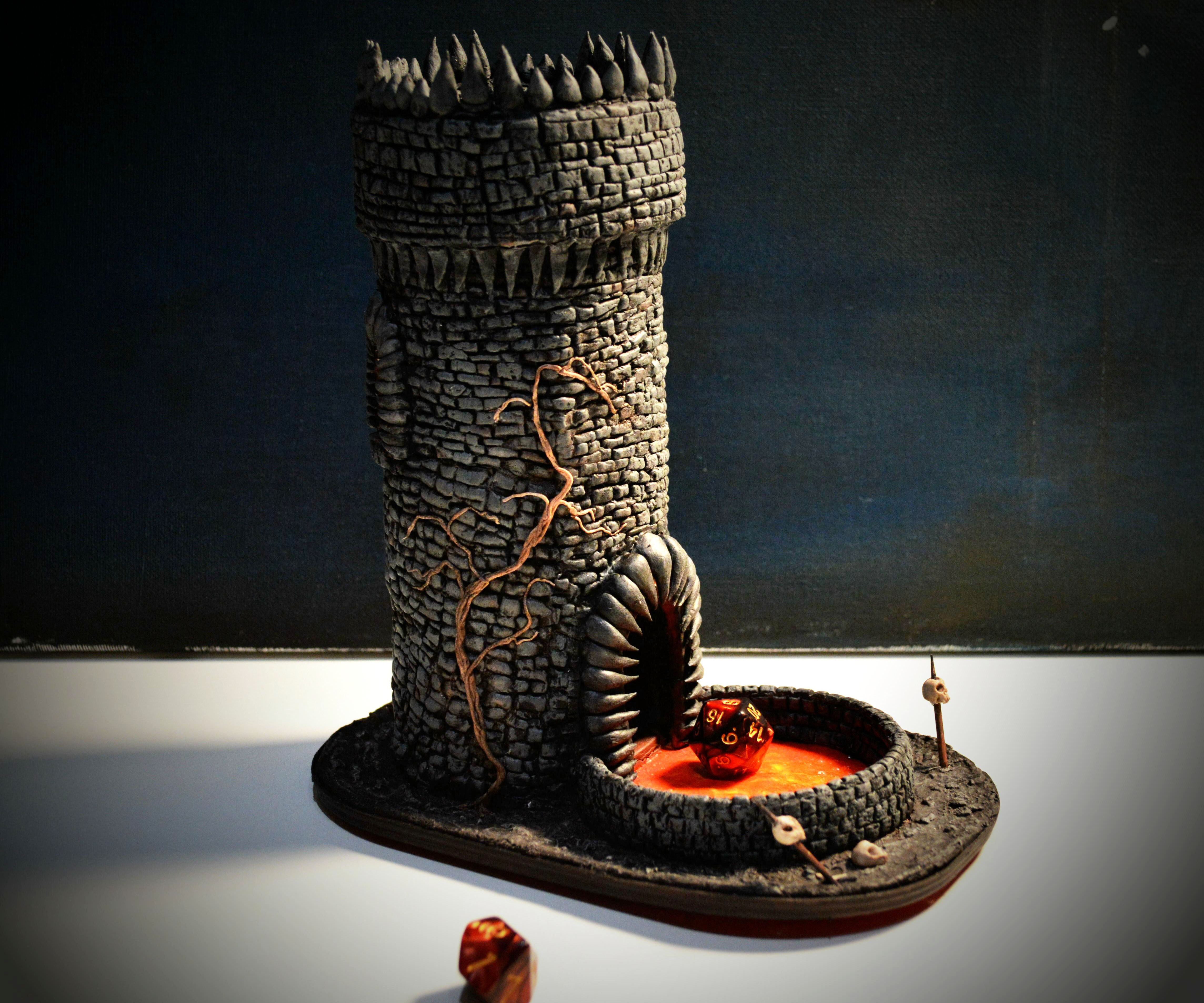 Make a Sculpted Dice Tower